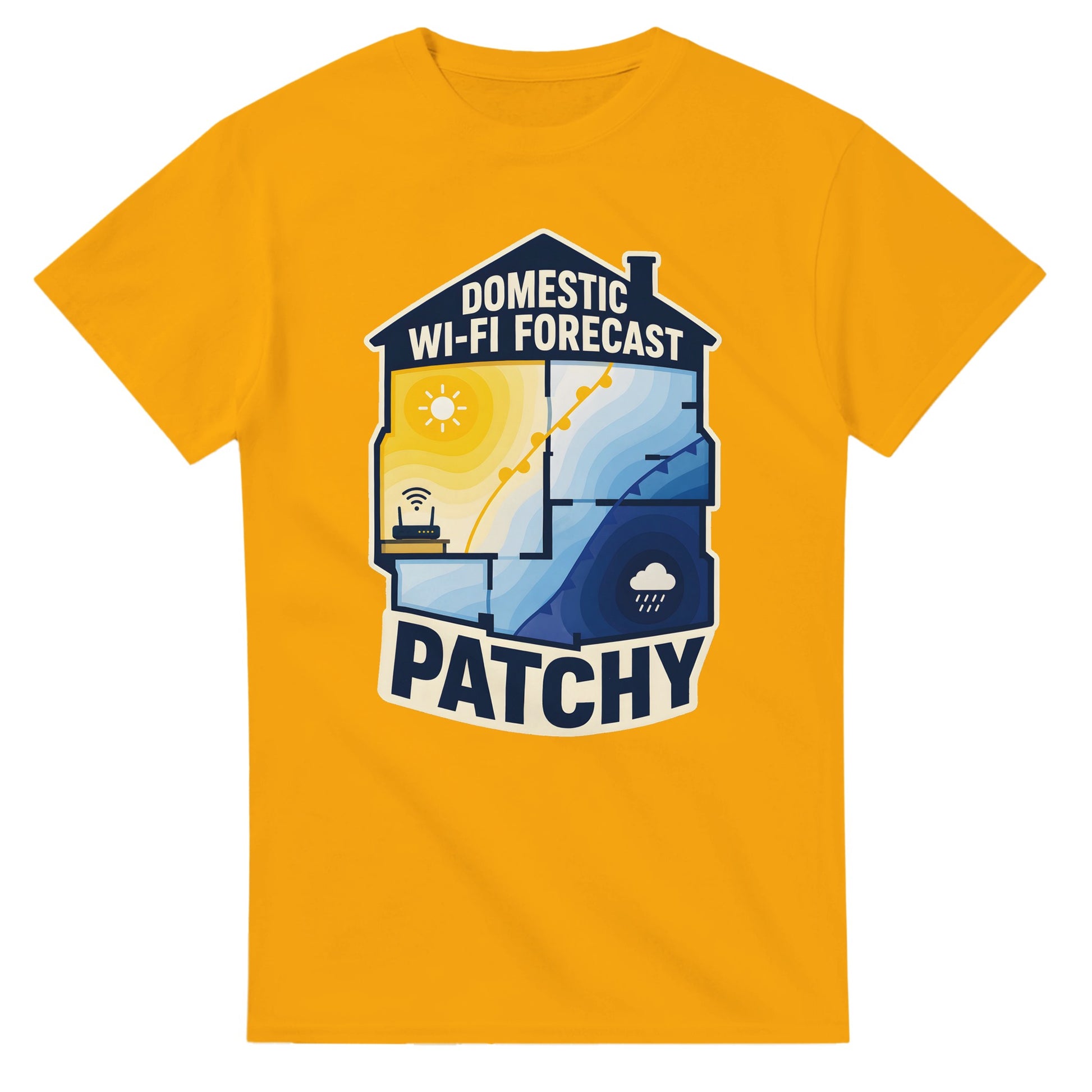 Domestic Wi-Fi Forecast Patchy T-shirt — product view 14