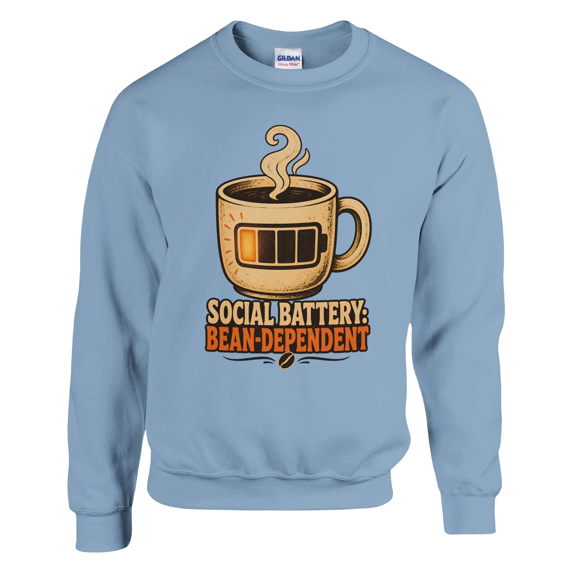 Social Battery: Bean-Dependent Graphic Sweatshirt — product view 15