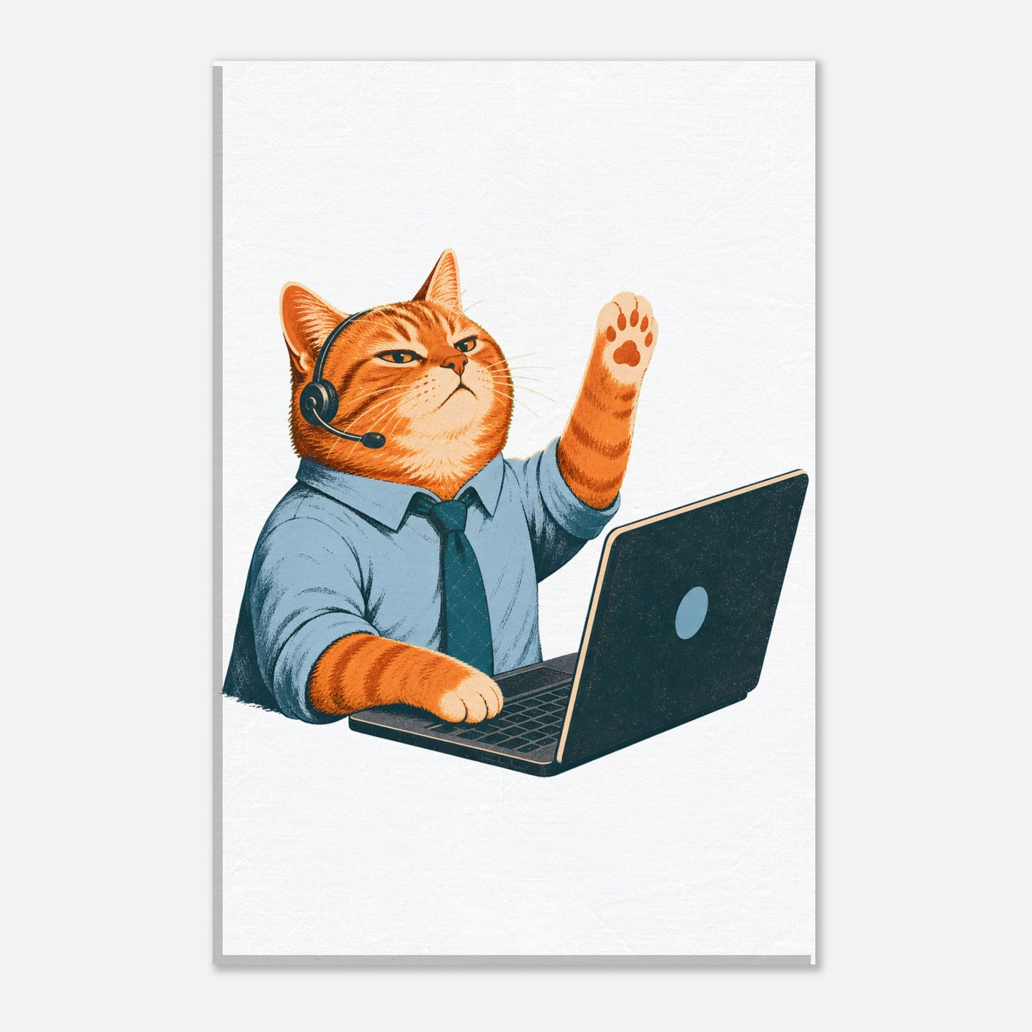 Cat Calls the Meeting Canvas — product view 3