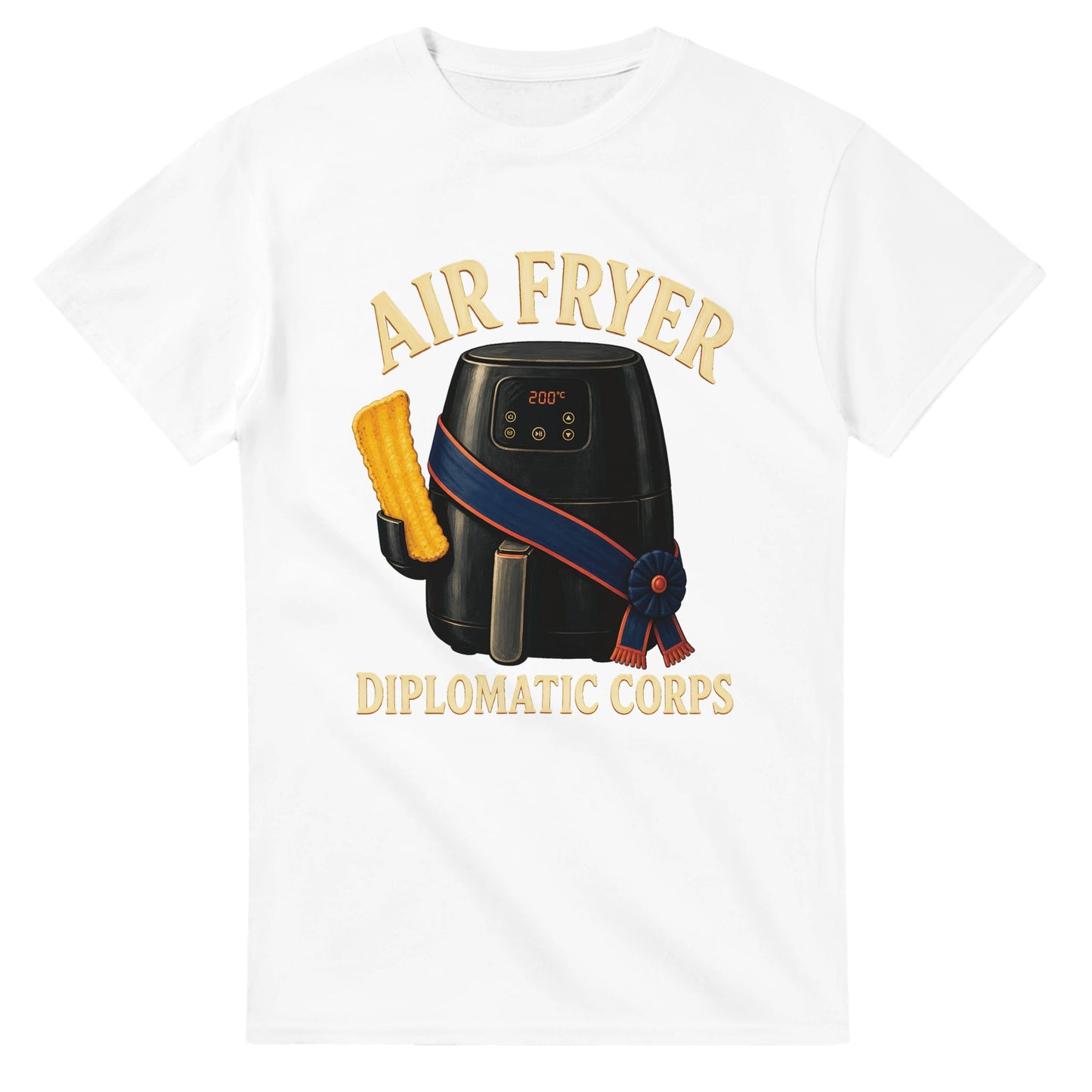 Air Fryer Diplomatic Corps T-shirt — product view 1