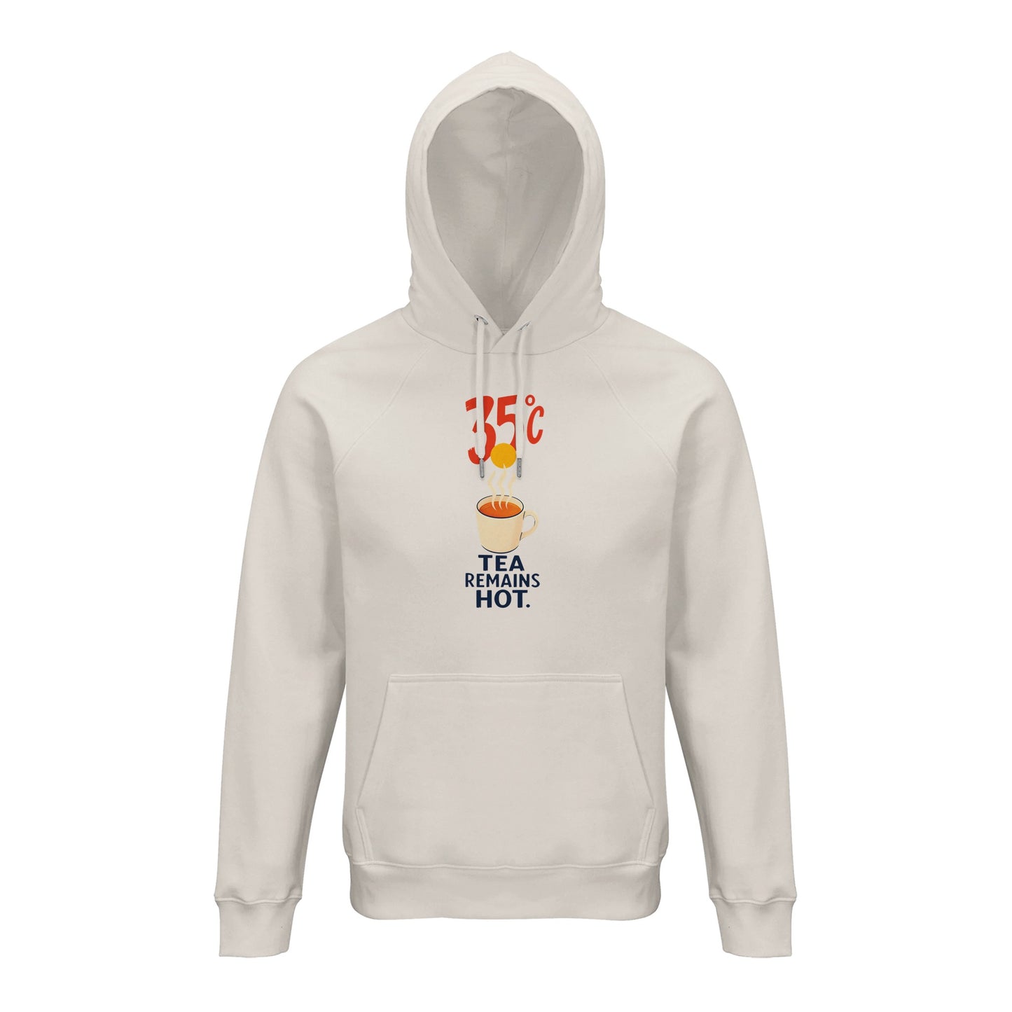 35°C — Tea Remains Hot Hoodie — product view 1