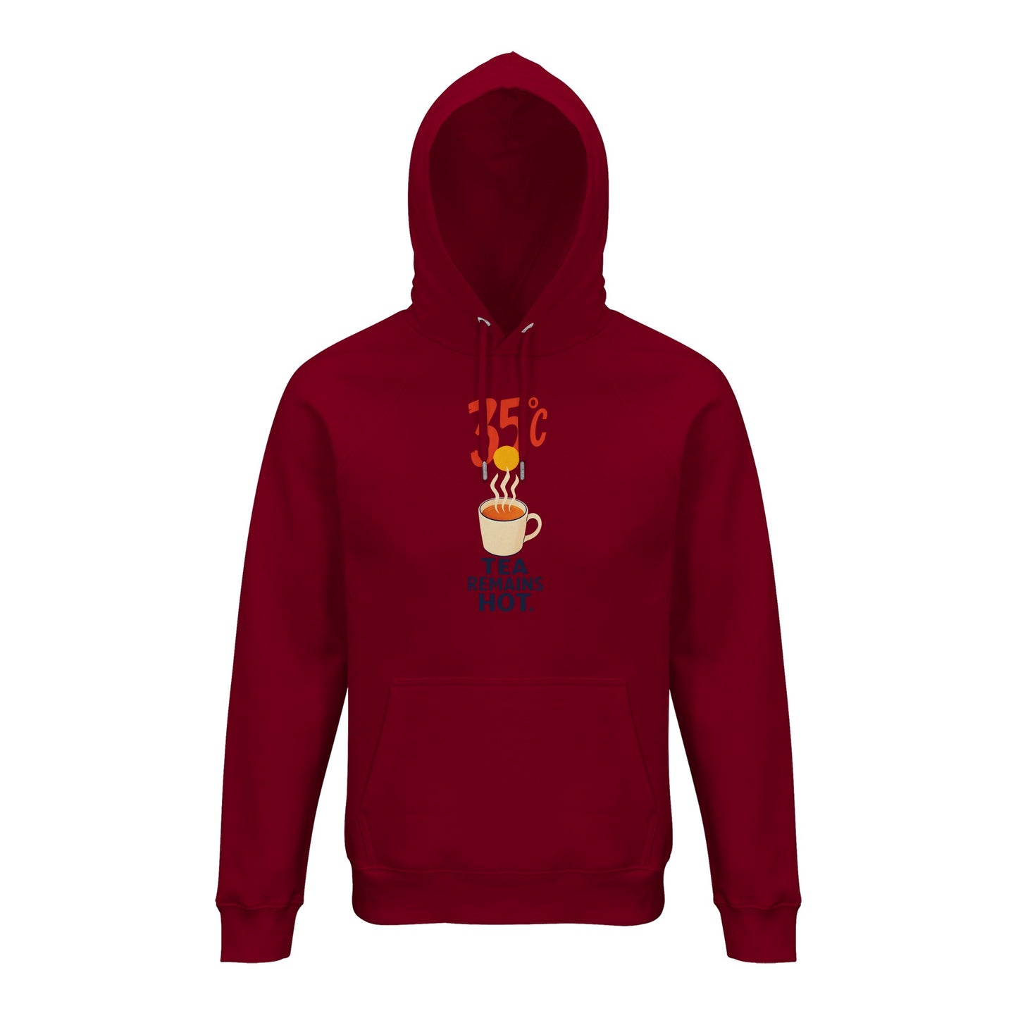 35°C — Tea Remains Hot Hoodie — product view 4