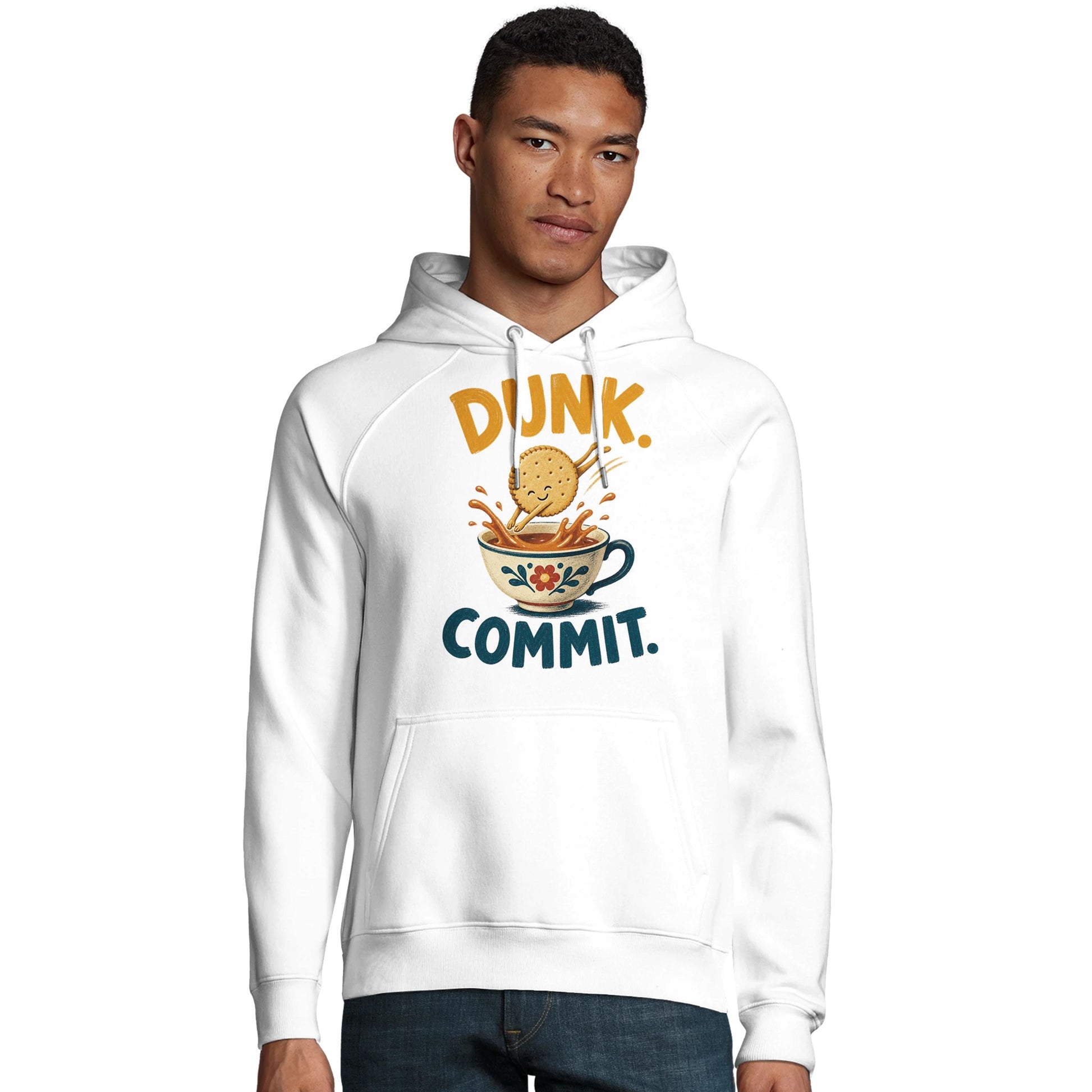 Dunk. Commit. Tea Biscuit Graphic Hoodie — product view 2