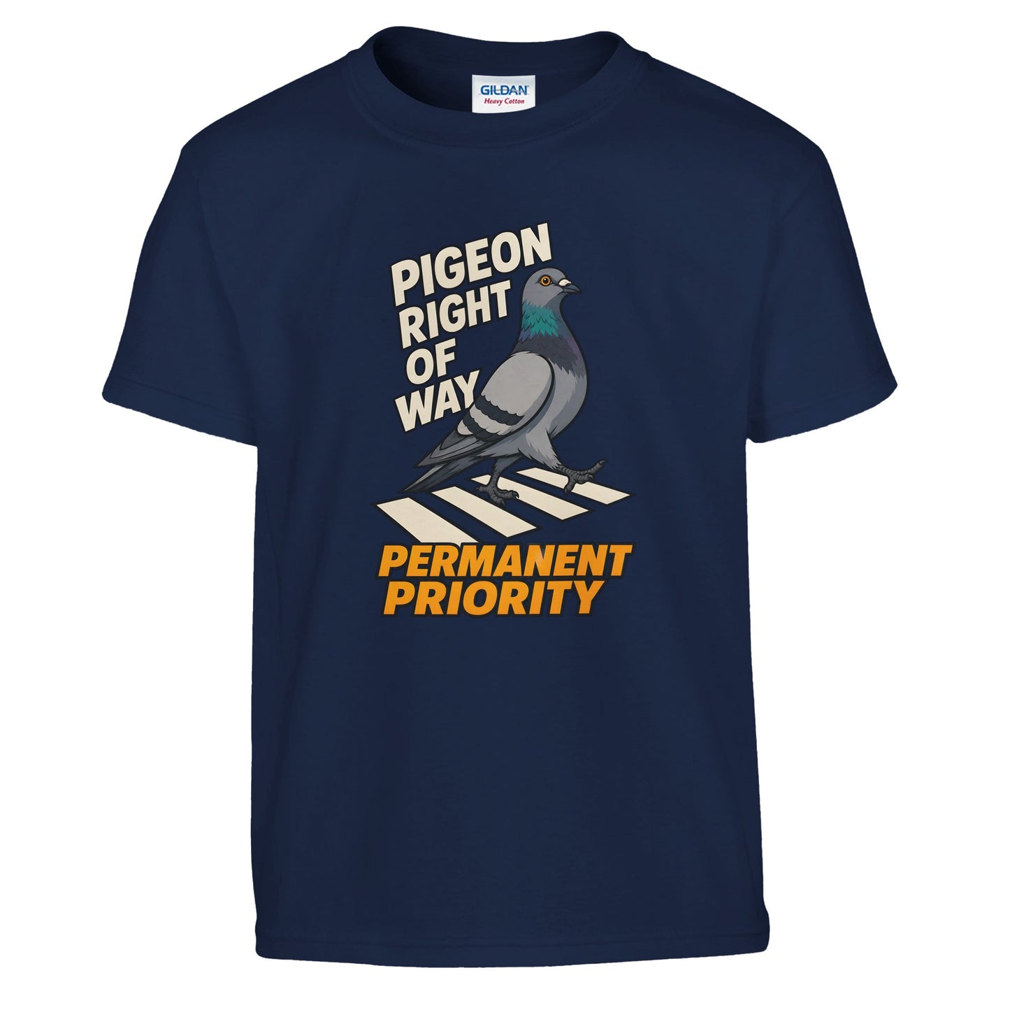 Pigeon Right of Way Kids' T-shirt — product view 7