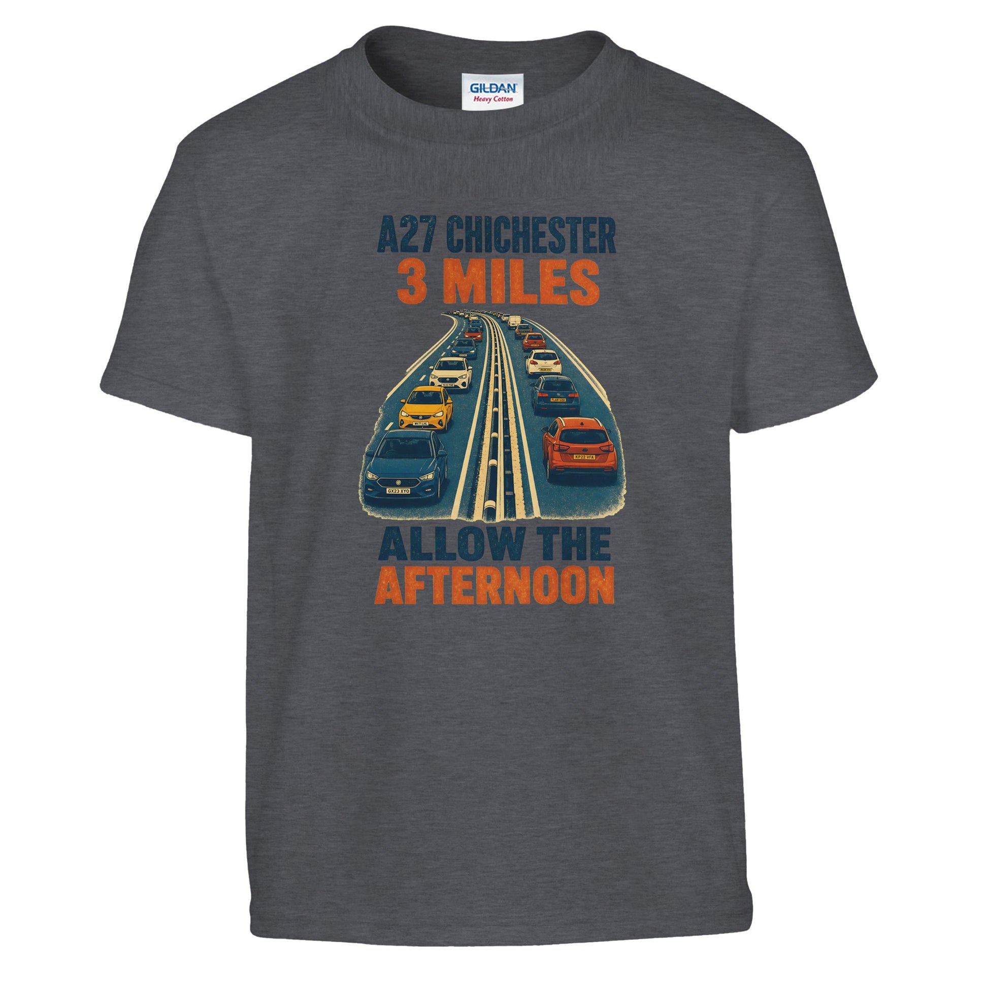 A27 Chichester – 3 Miles, Allow the Afternoon Kids' T-shirt — product view 12