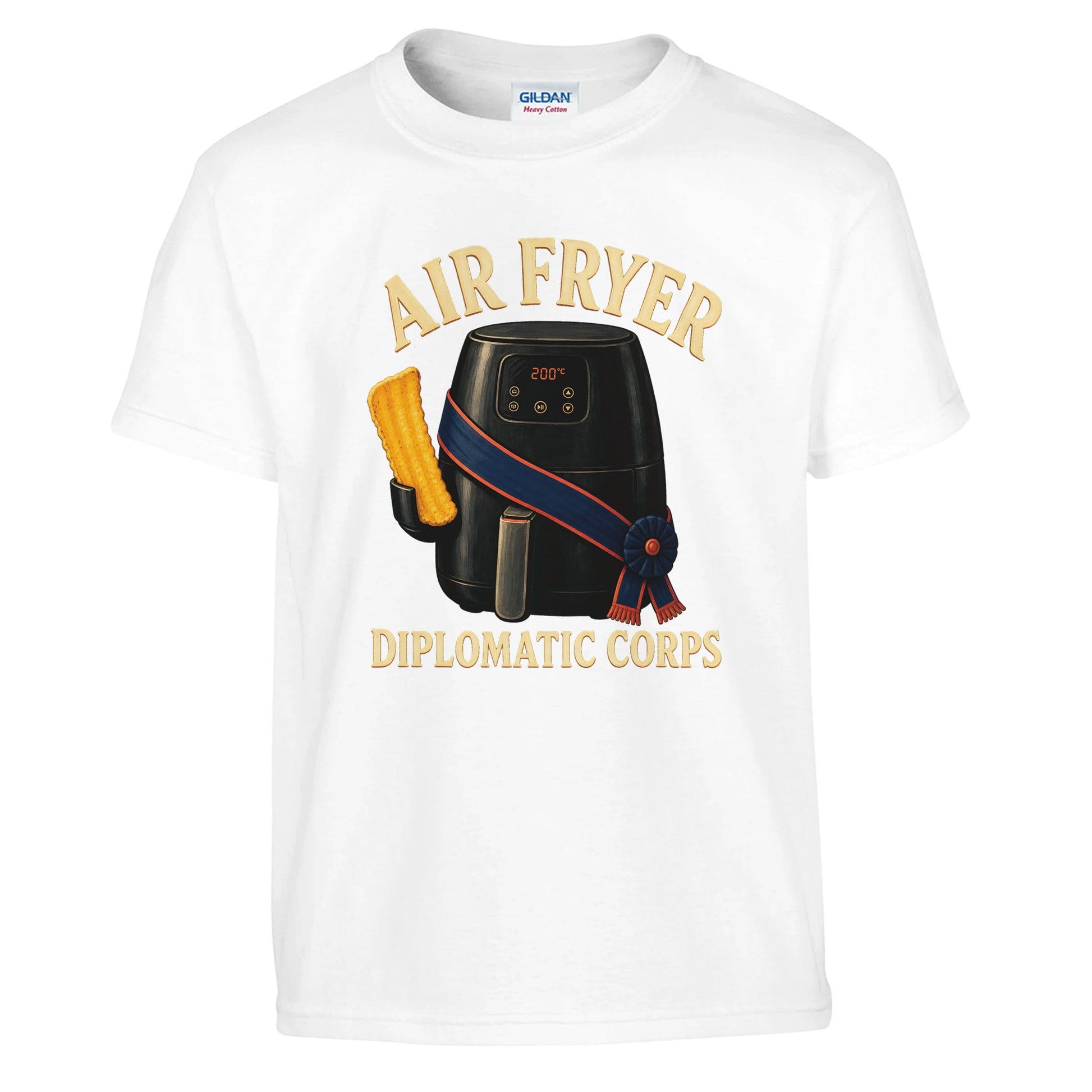 Air Fryer Diplomatic Corps Kids' T-shirt — product view 1