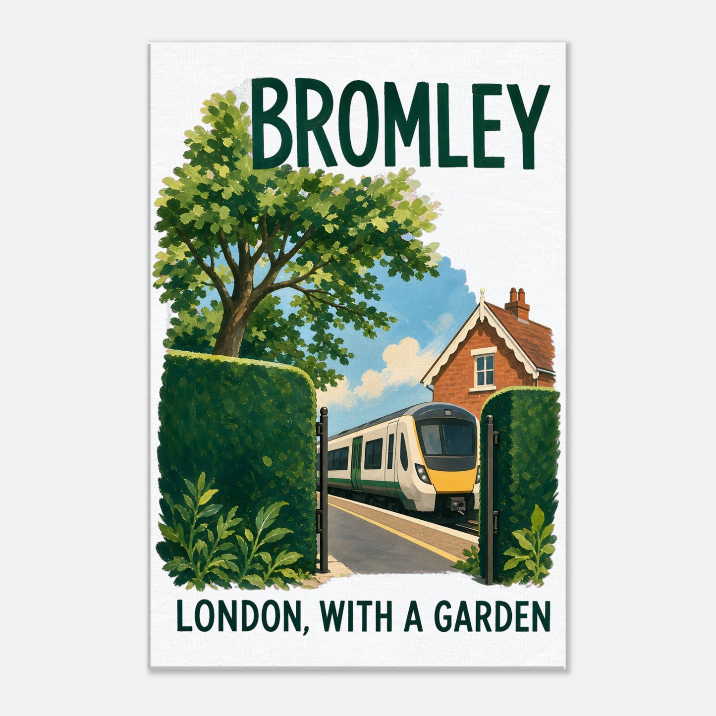 Bromley: London with a Garden Canvas — product view 1