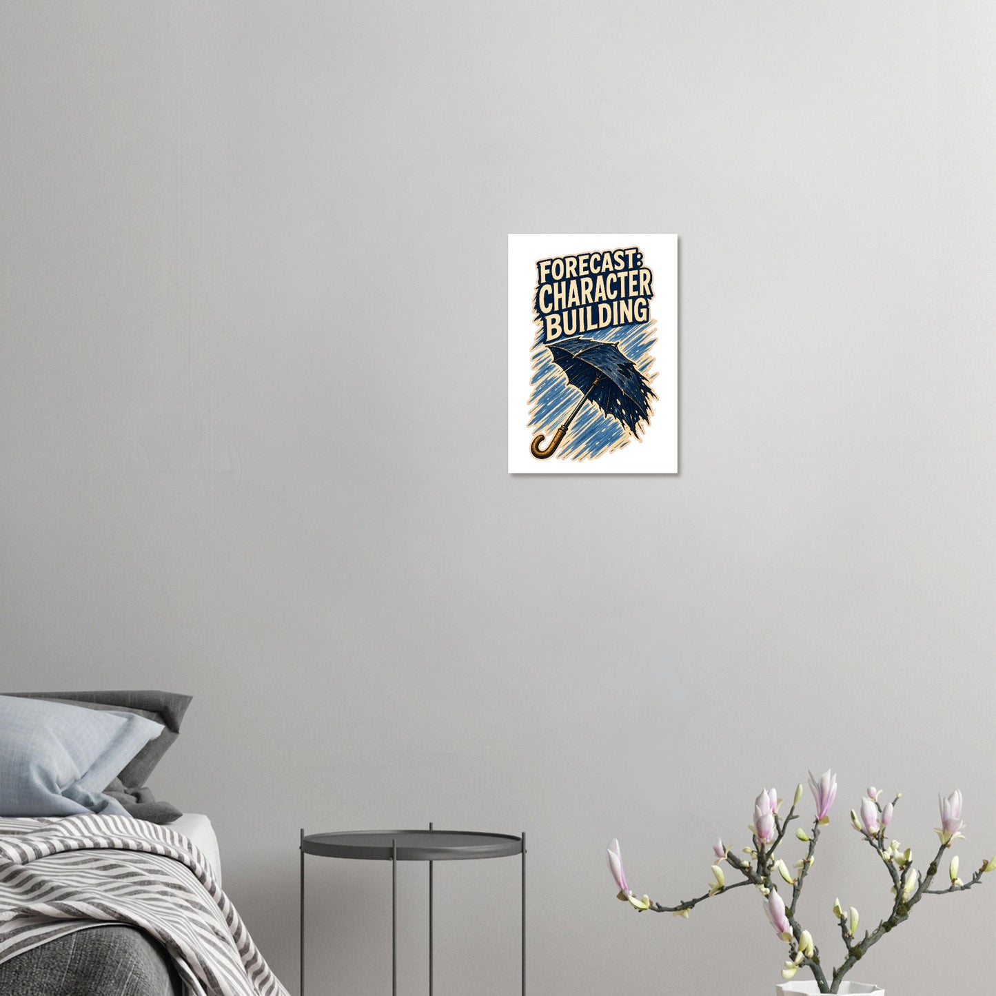 Forecast: Character Building – British Weather Poster — product view 7