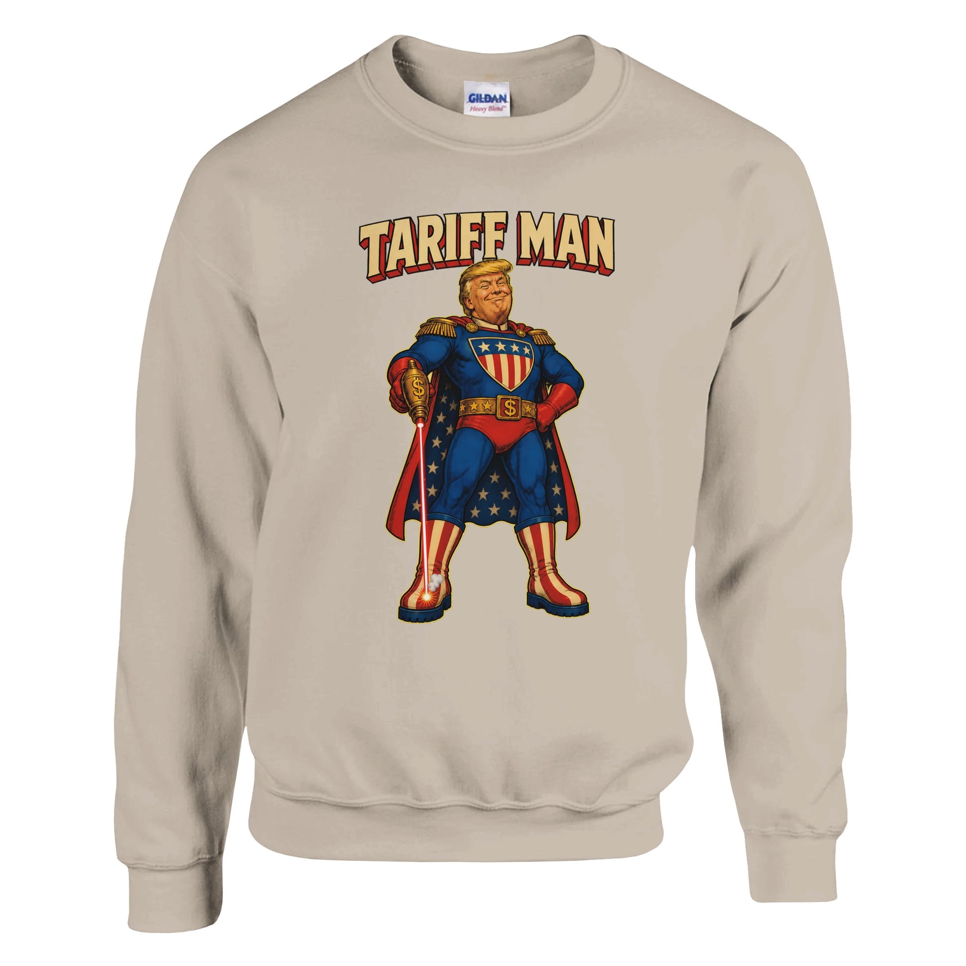 Tariff Man – Self-Shot Satire Sweatshirt — product view 14