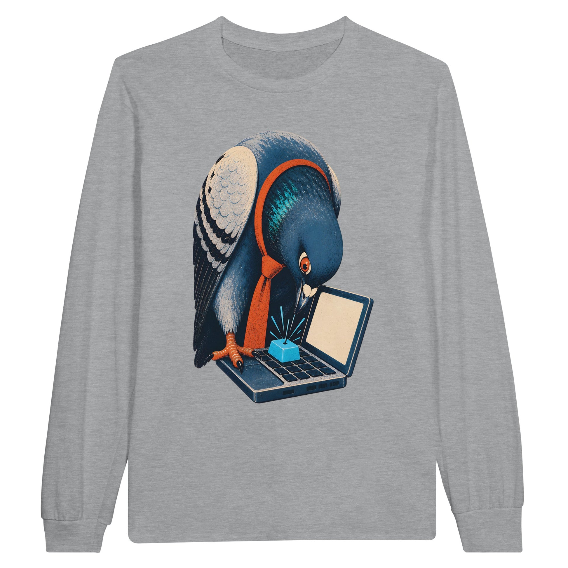 Pigeon Hits Send Long-Sleeve T-shirt — product view 10
