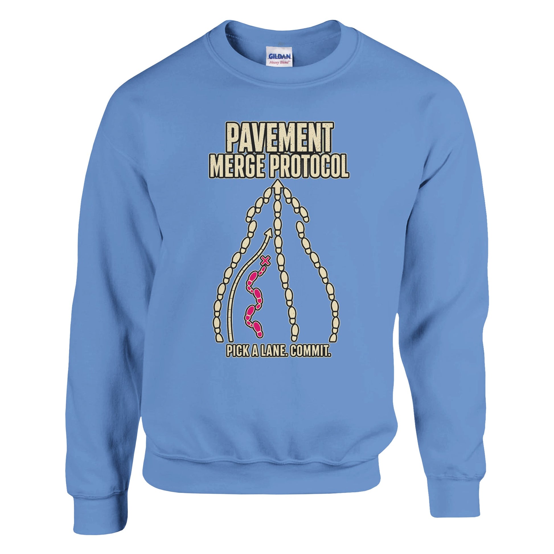 Pavement Merge Protocol — Pick a Lane Sweatshirt — product view 7