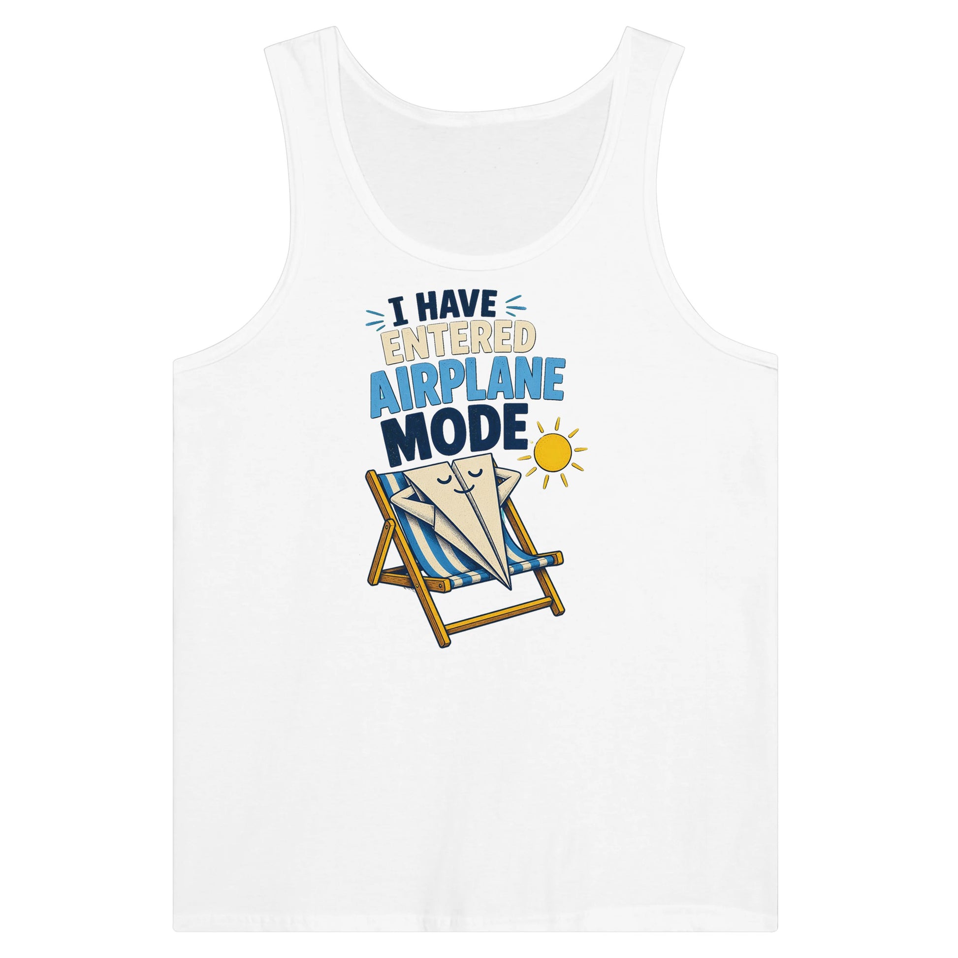 I Have Entered Airplane Mode Graphic Premium Unisex Tank Top — product view 1