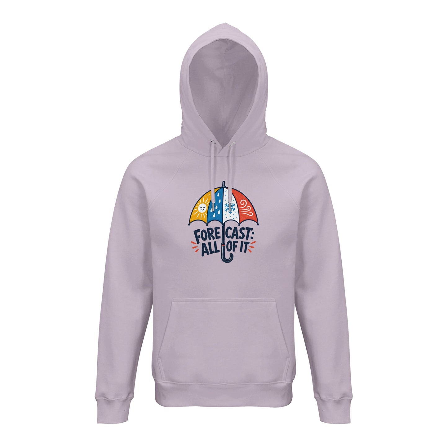 Forecast: All of It British Weather Graphic Hoodie — product view 4