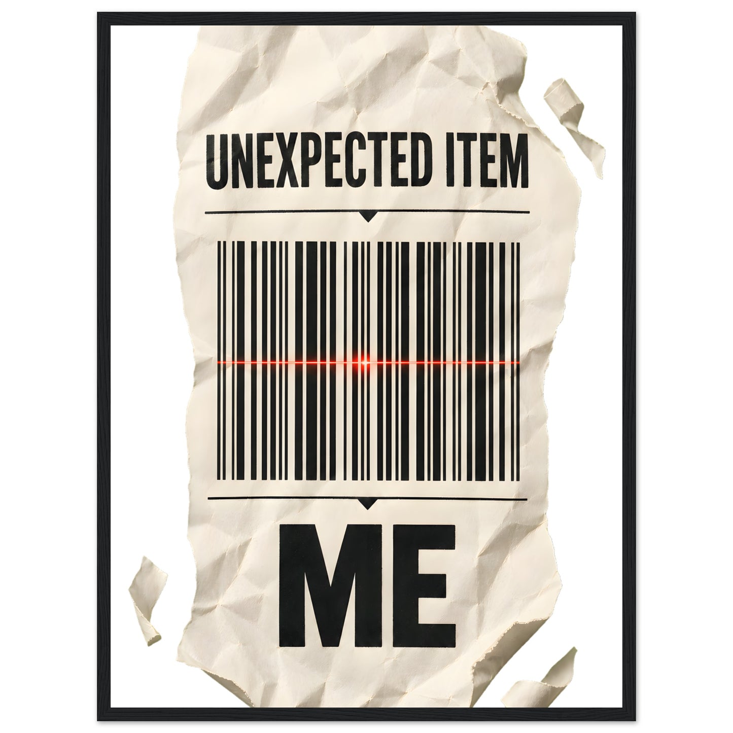 Unexpected Item: Me Framed Wall Art — product view 4