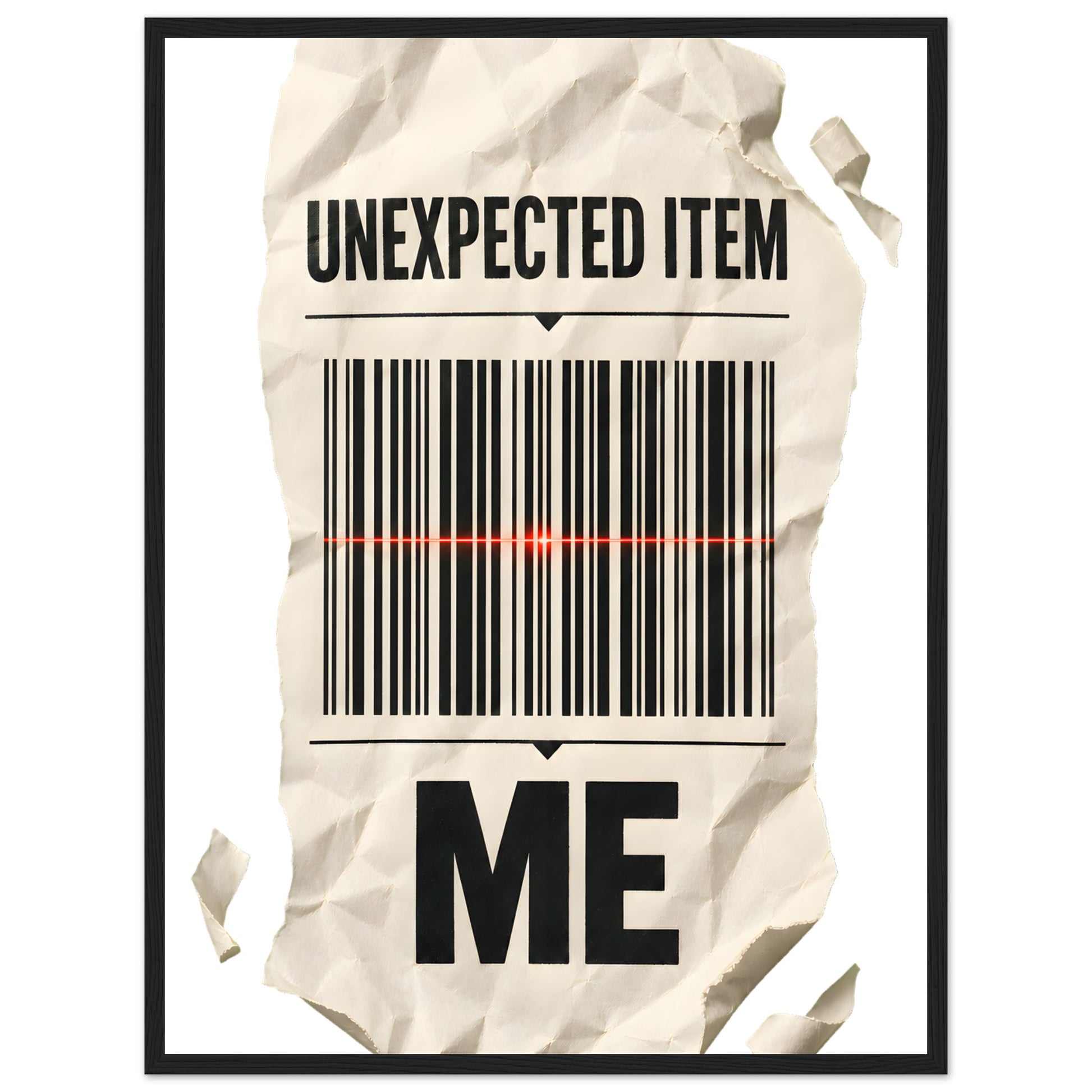 Unexpected Item: Me Framed Wall Art — product view 4