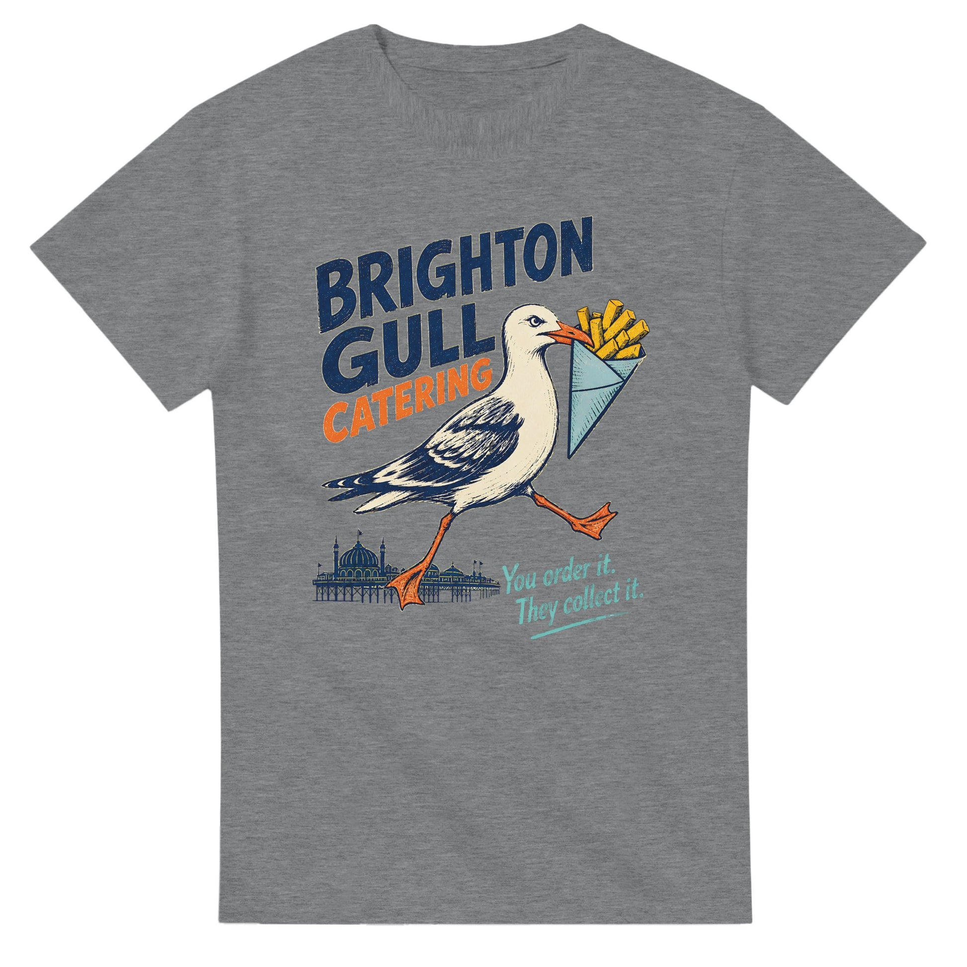 Brighton Gull Catering - You Order It, They Collect It T-shirt — product view 12