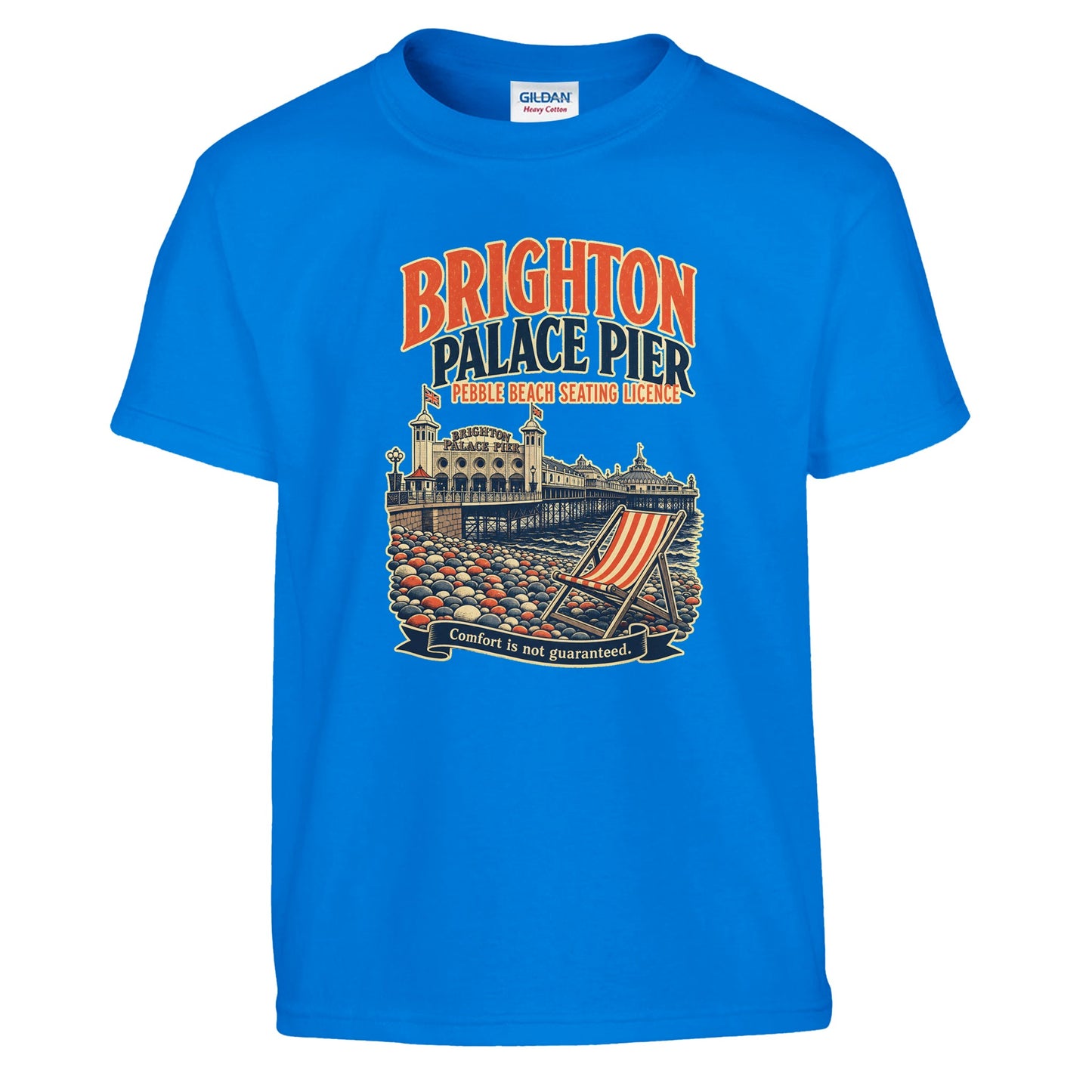 Brighton Pebble Beach Seating Licence Kids' T-shirt — product view 14