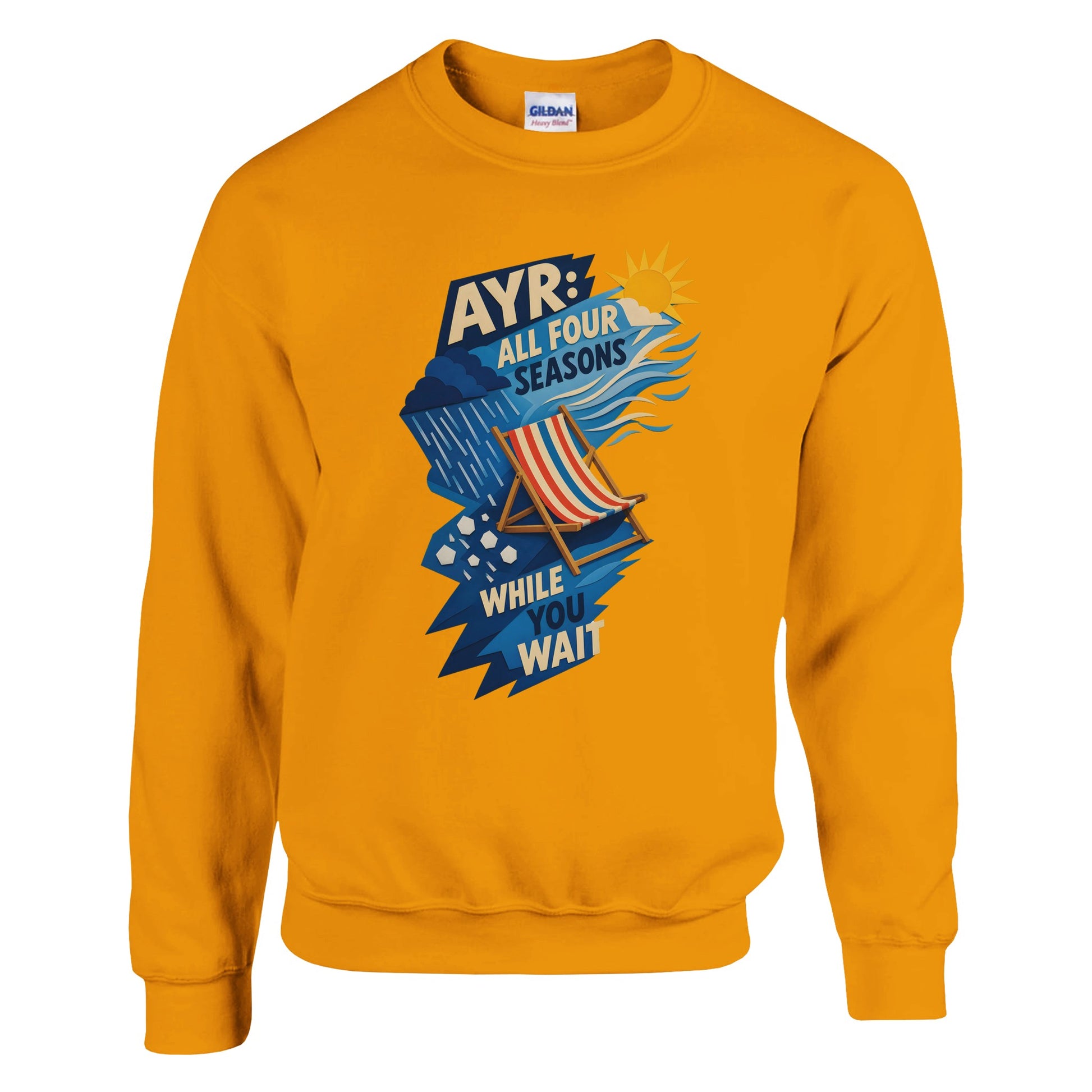 Ayr: All Four Seasons While You Wait Sweatshirt — product view 2