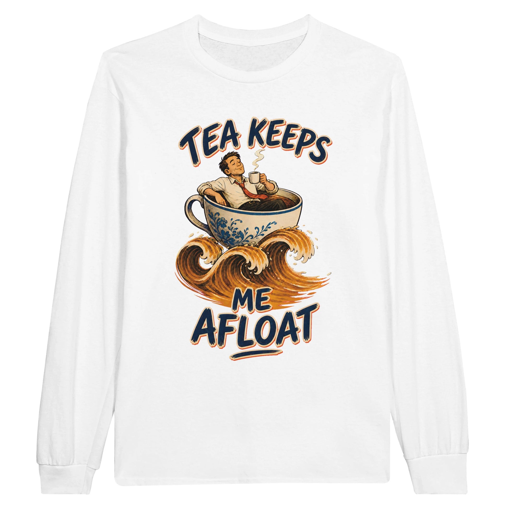 Tea Keeps Me Afloat Long-Sleeve T-shirt — product view 1