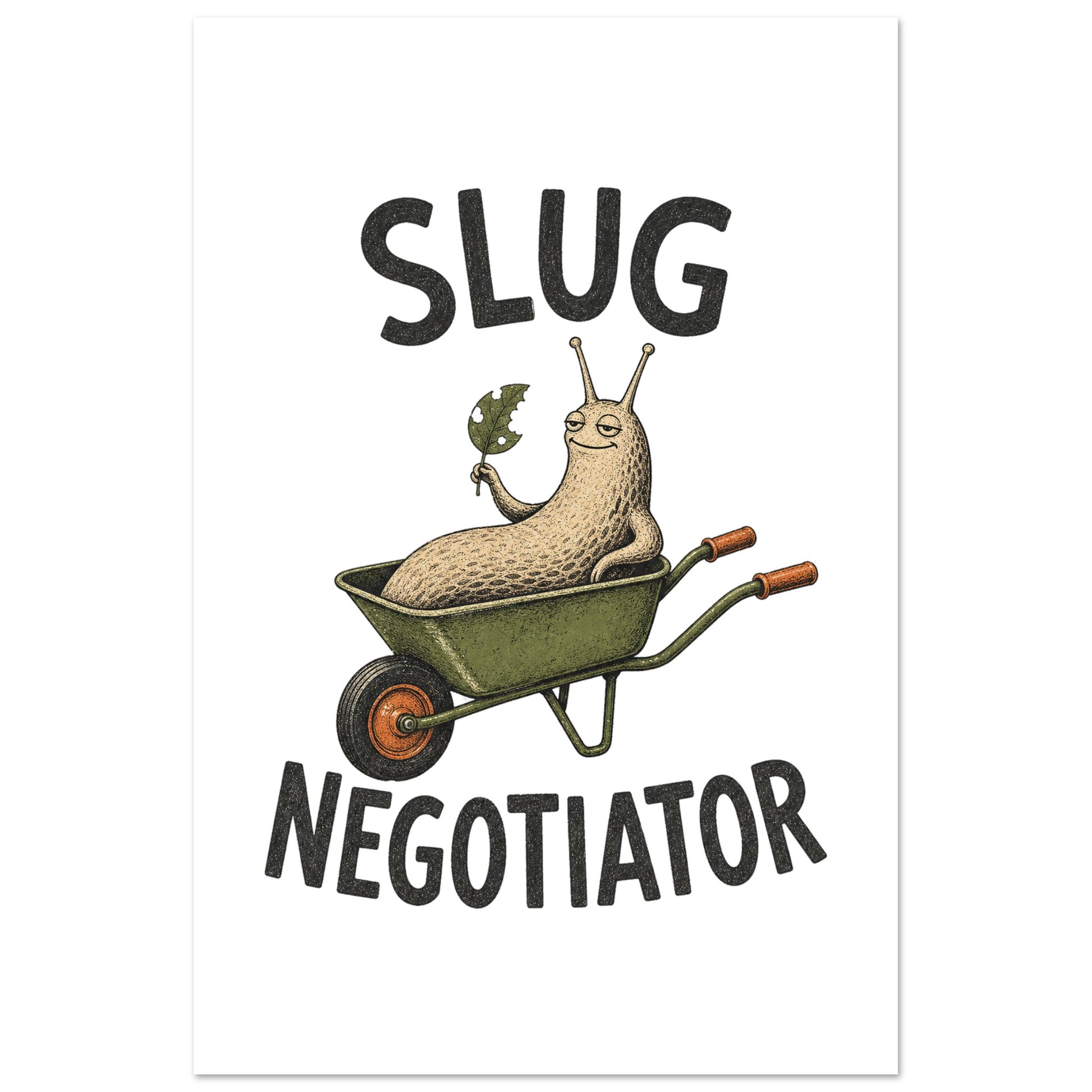 Slug Negotiator Garden Graphic Poster — product view 6