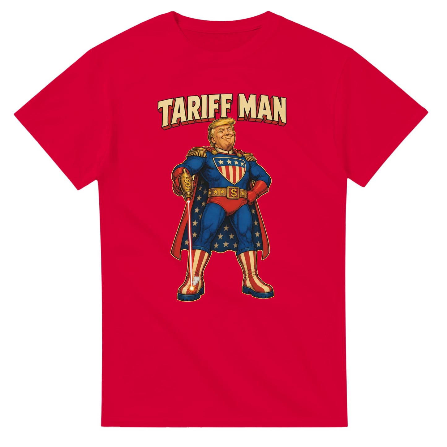 Tariff Man – Self-Shot Satire T-shirt — product view 9