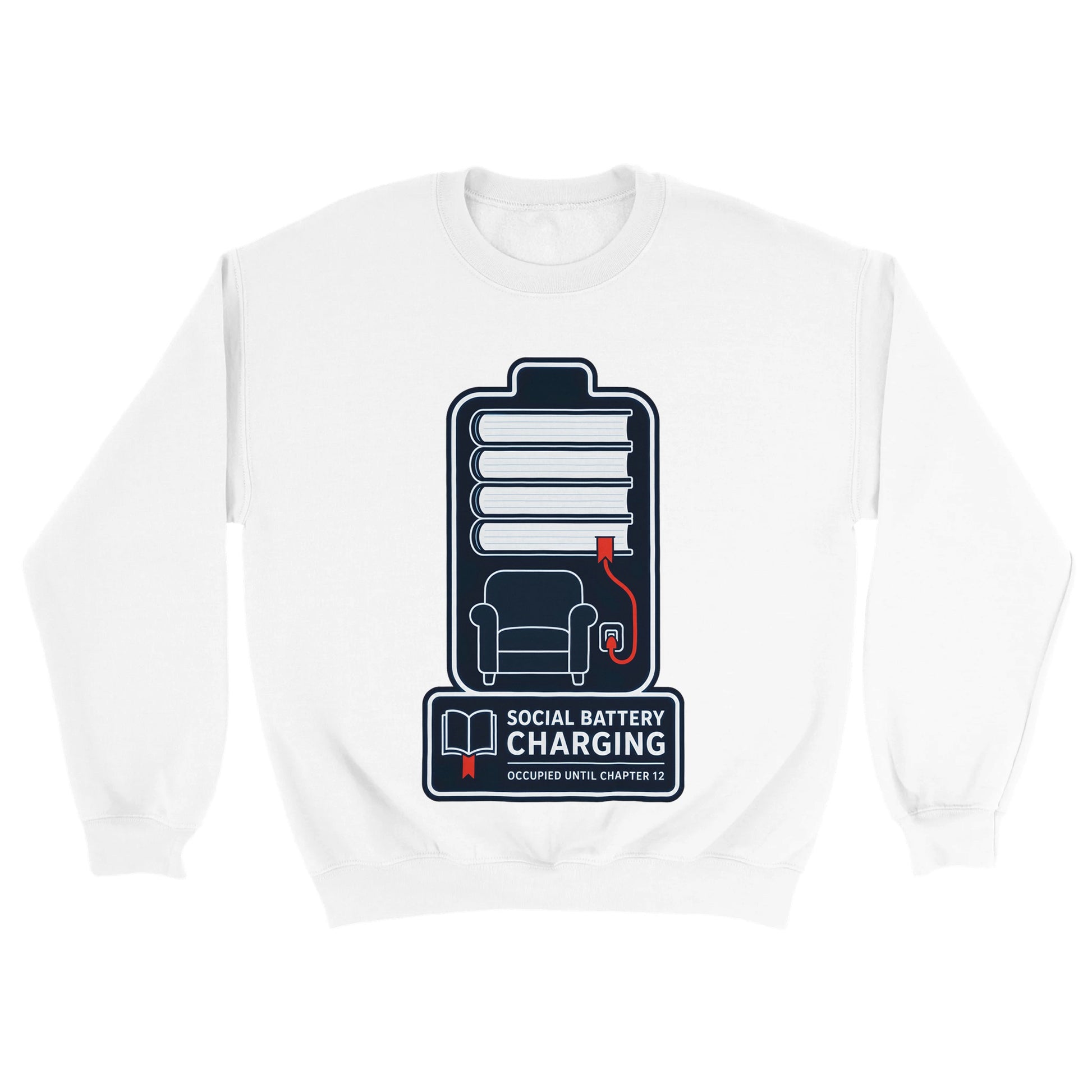 Social Battery Charging Sweatshirt — product view 18
