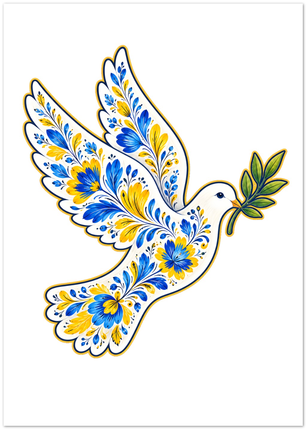 Ukraine Peace Dove Greeting Card Pack