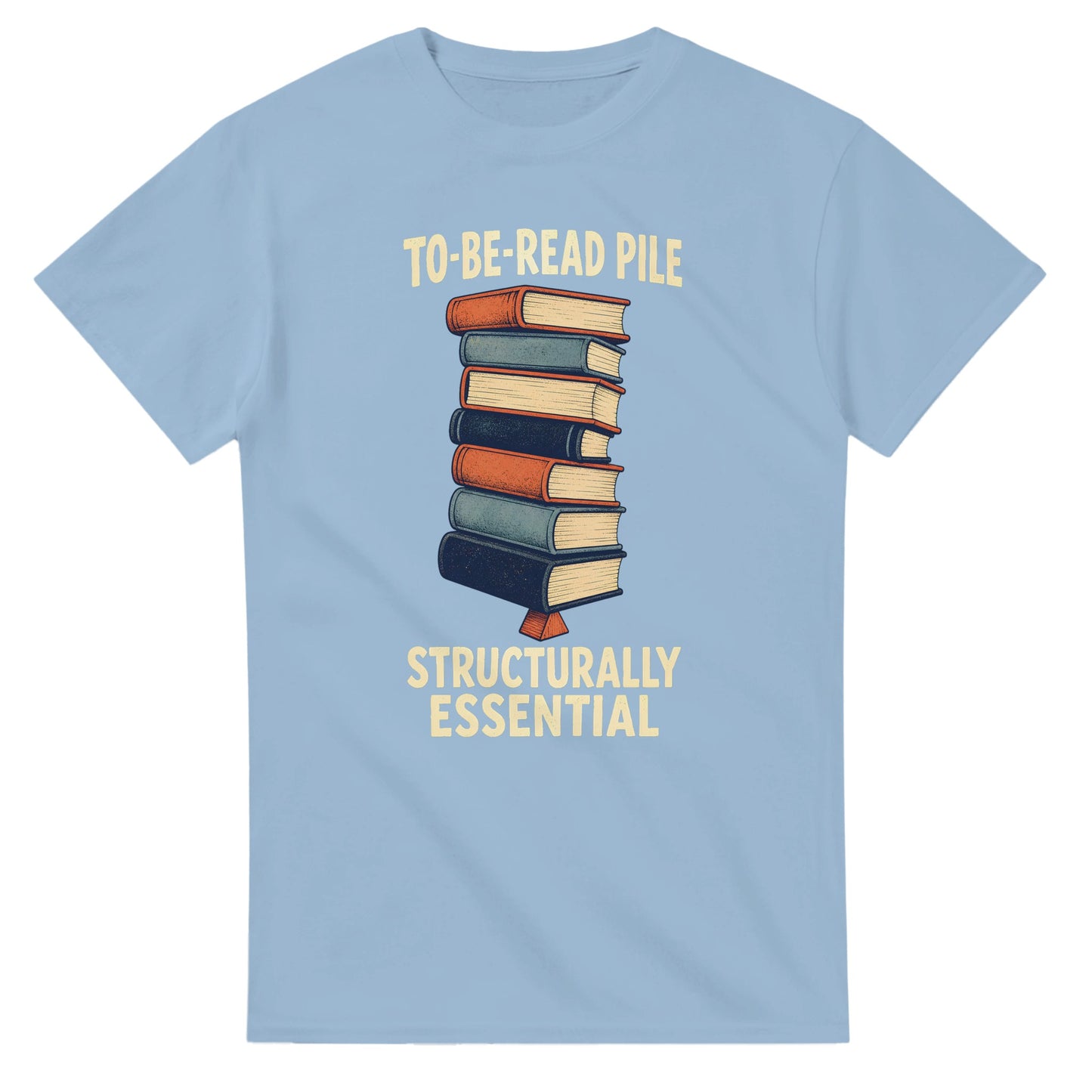 To-Be-Read Pile: Structurally Essential Book Graphic T-shirt — product view 15