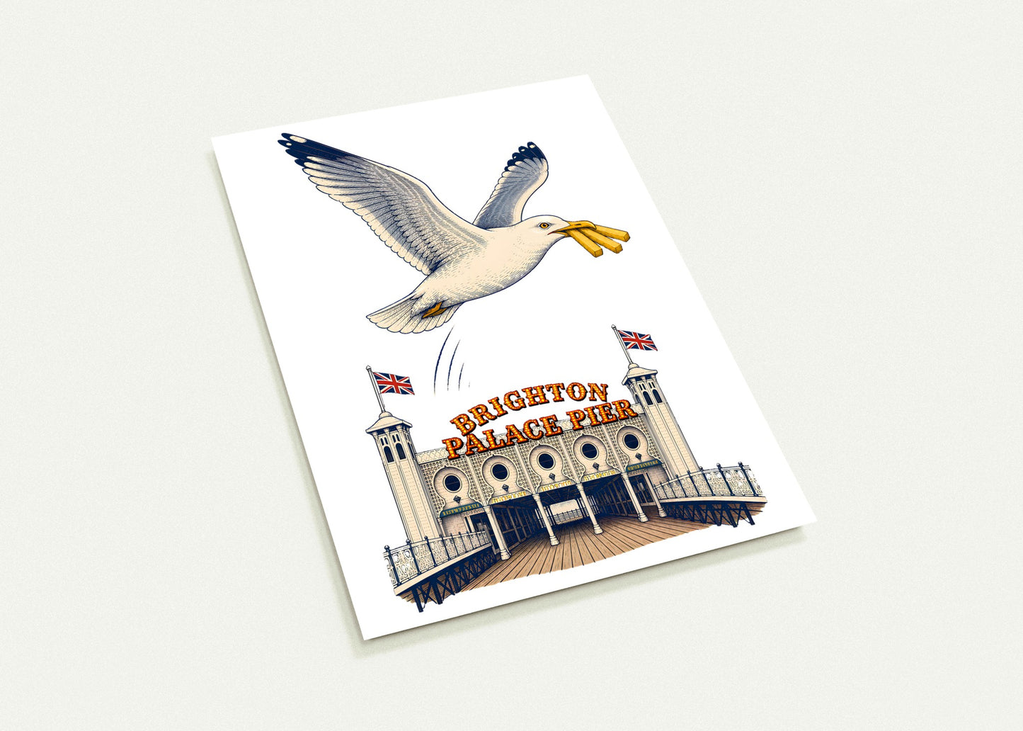 Brighton Palace Pier Chip Heist Postcard Pack — product view 3