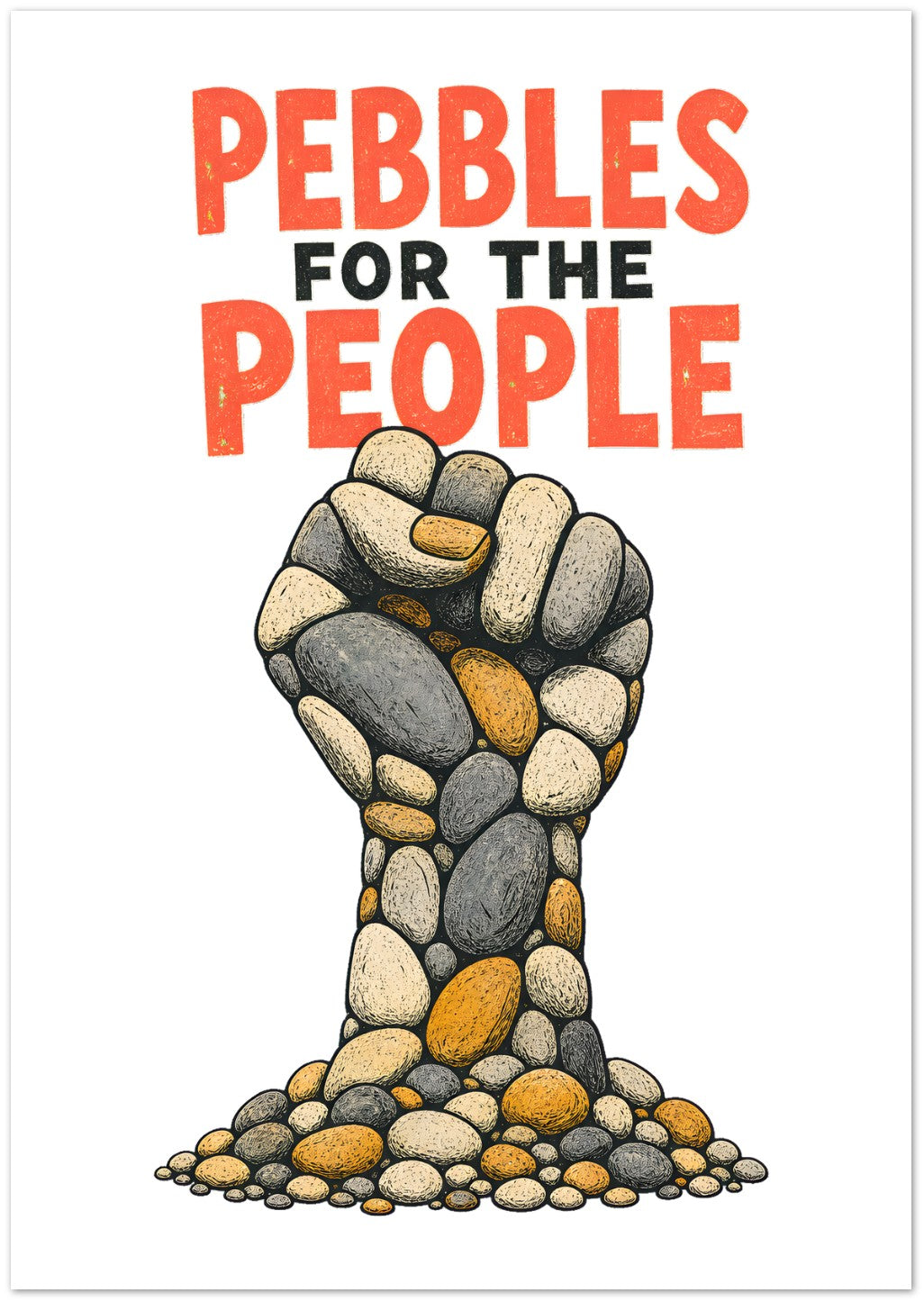 Pebbles for the People Graphic Greeting Card Pack — product view 2