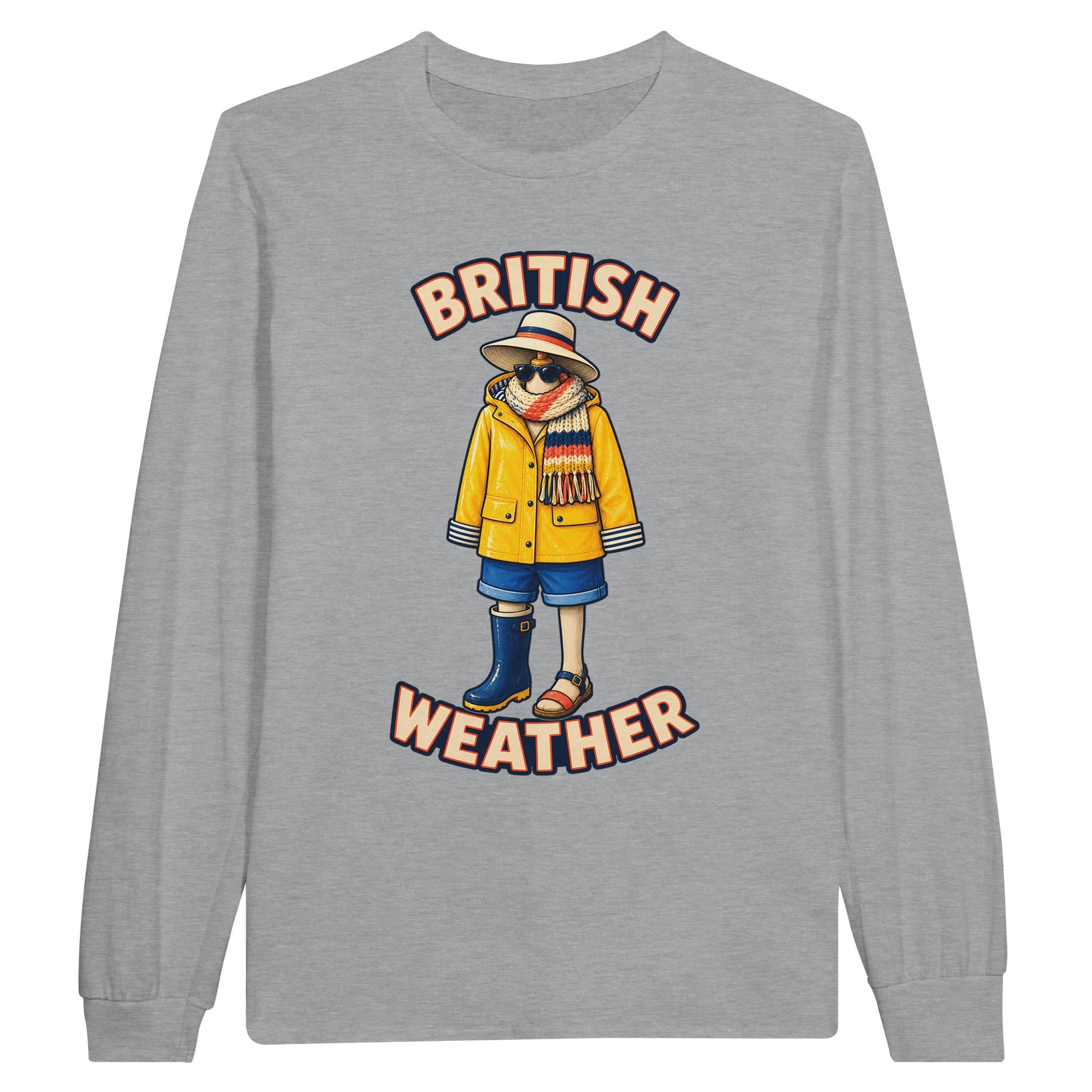 British Weather All-Weather Outfit Long-Sleeve T-shirt — product view 10