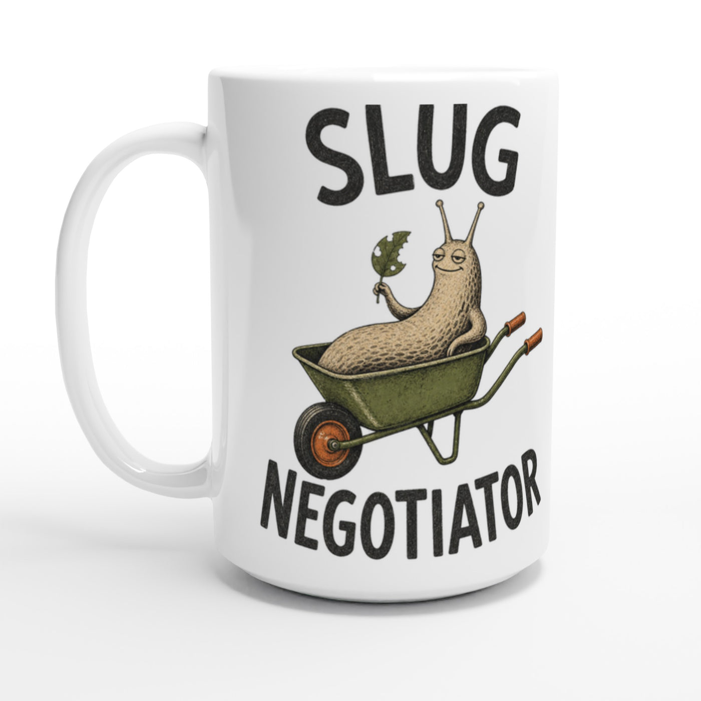 Slug Negotiator Garden Graphic Large Mug