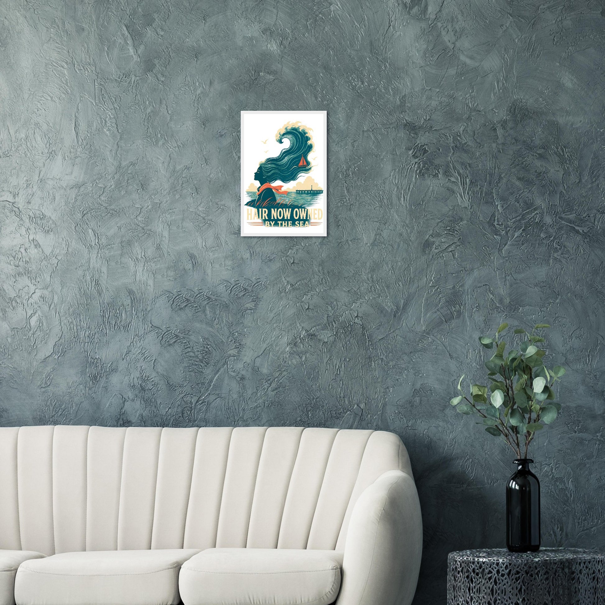 Hair Now Owned by the Sea Framed Wall Art — product view 12