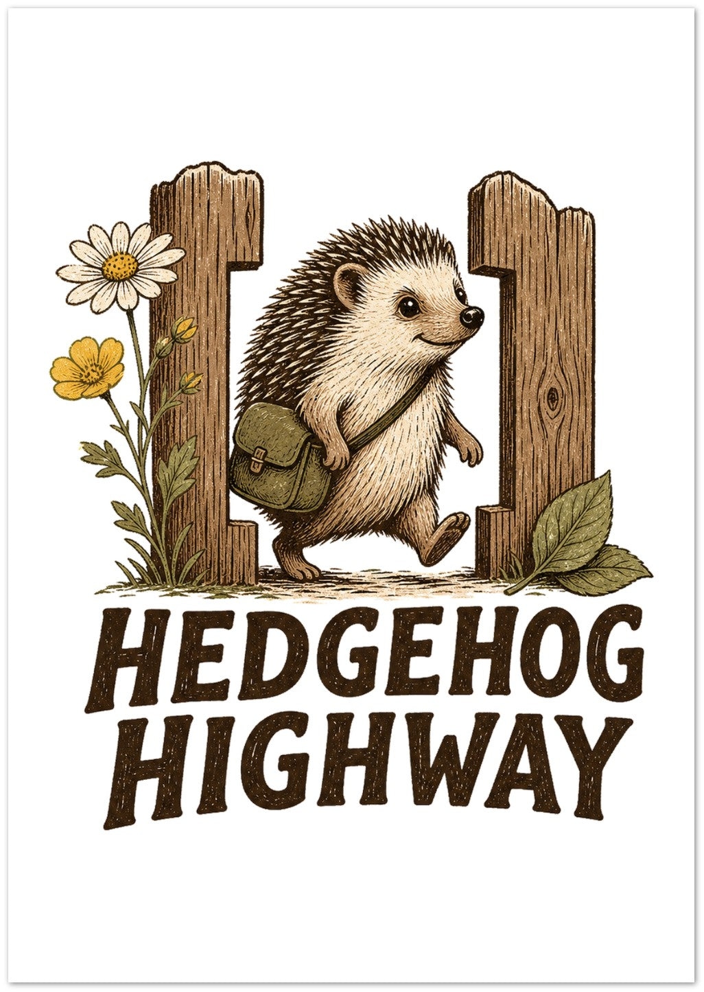 Hedgehog Highway Garden Graphic Greeting Card Pack — product view 3