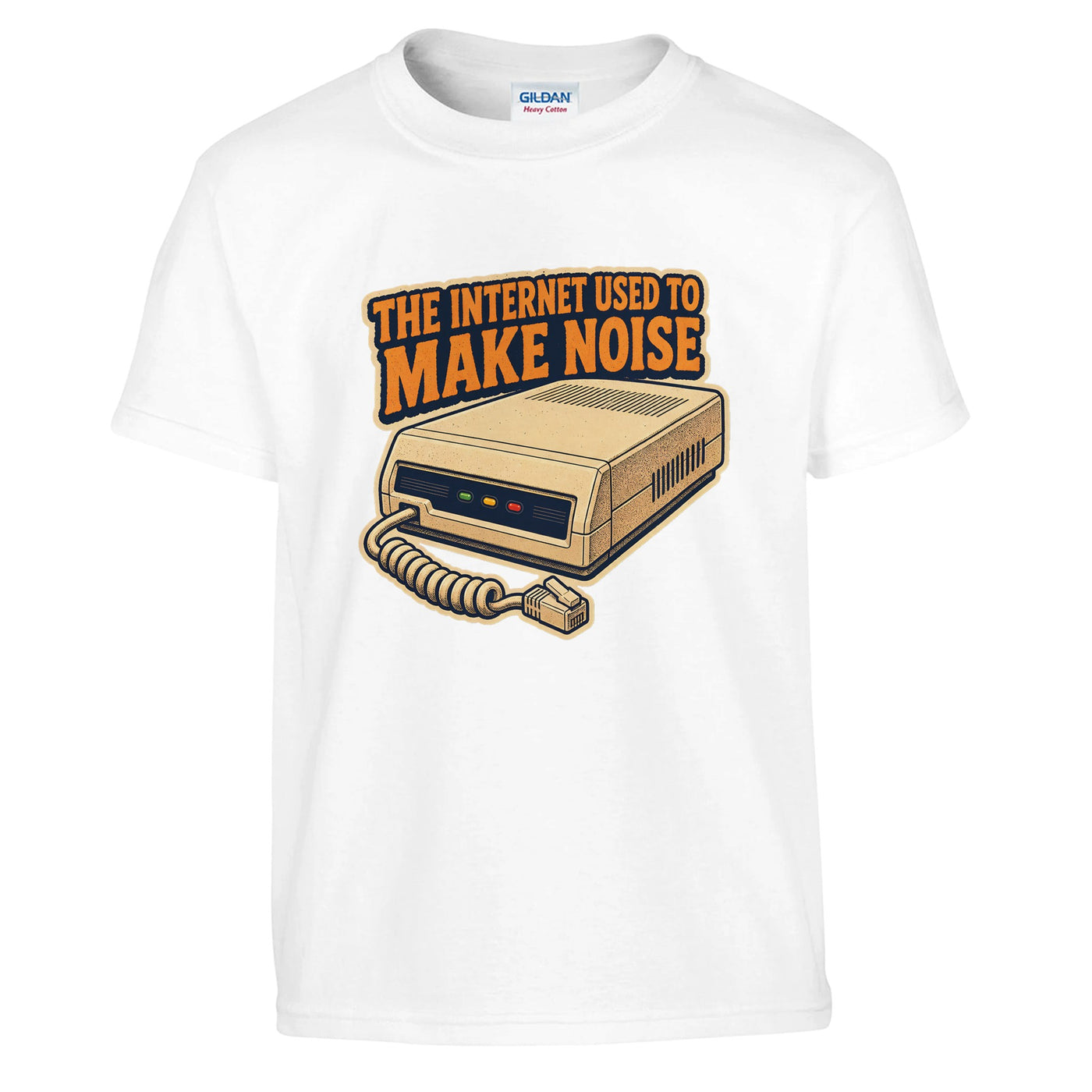 The Internet Used to Make Noise Retro Tech Graphic Kids' T-shirt