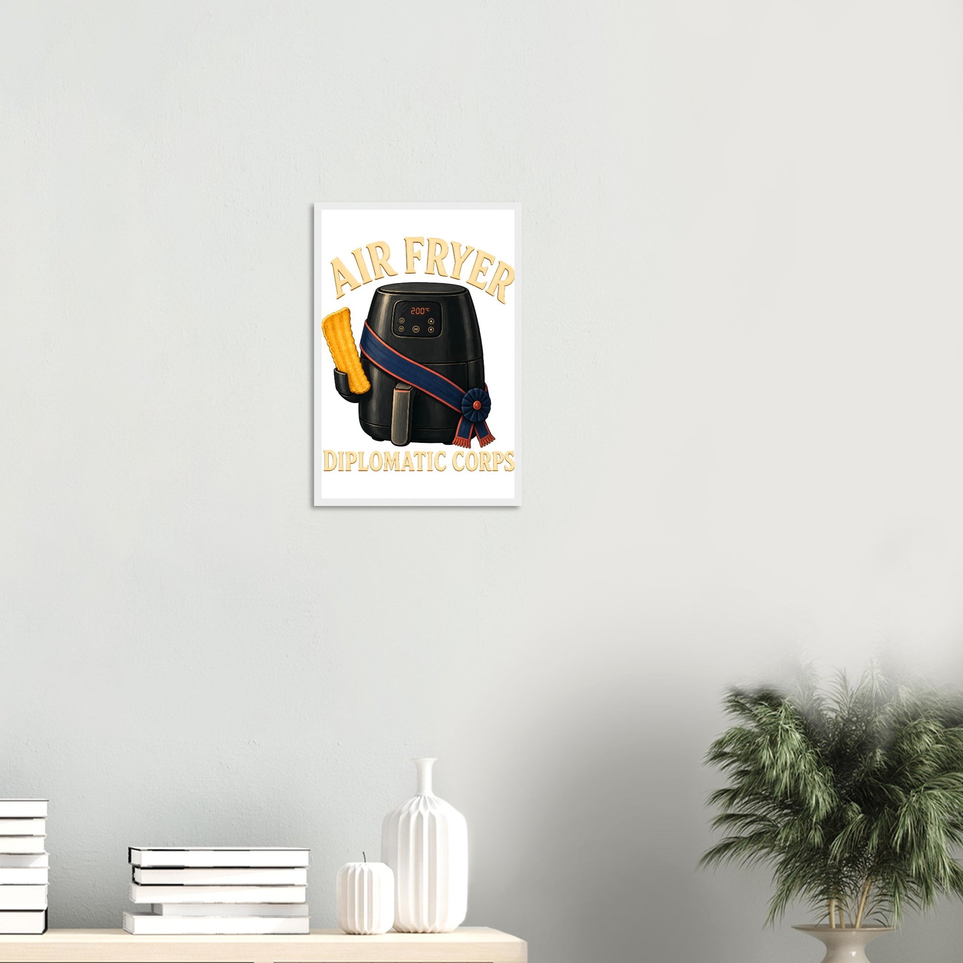 Air Fryer Diplomatic Corps Framed Wall Art — product view 11