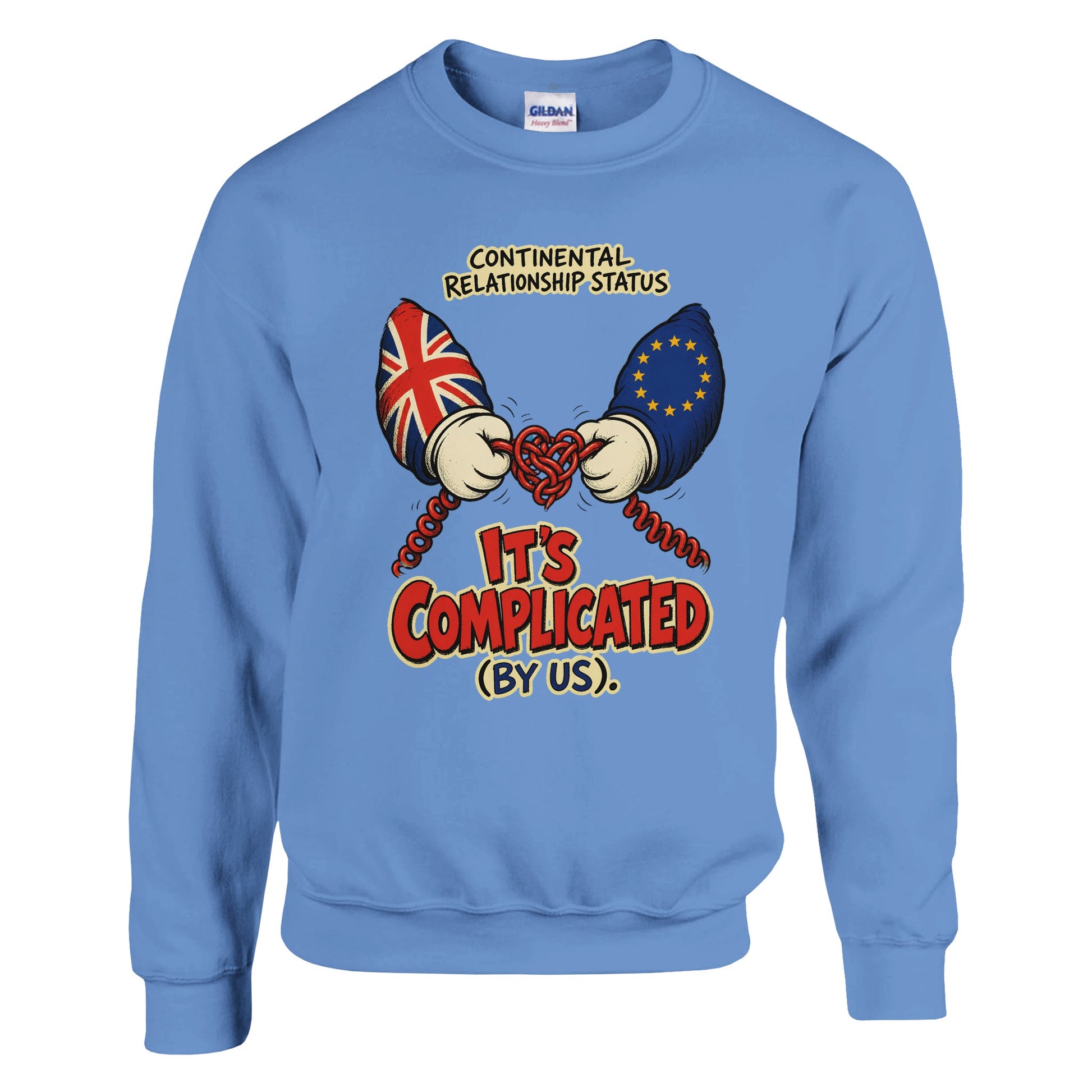 It's Complicated (By Us) UK–EU 1990s Cartoon Sweatshirt — product view 7
