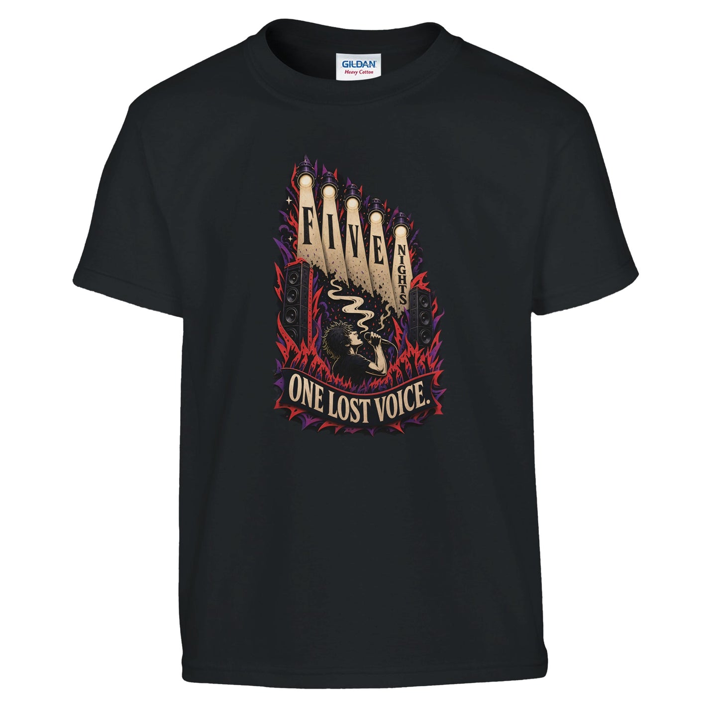 Five Nights, One Lost Voice Kids' T-shirt — product view 2