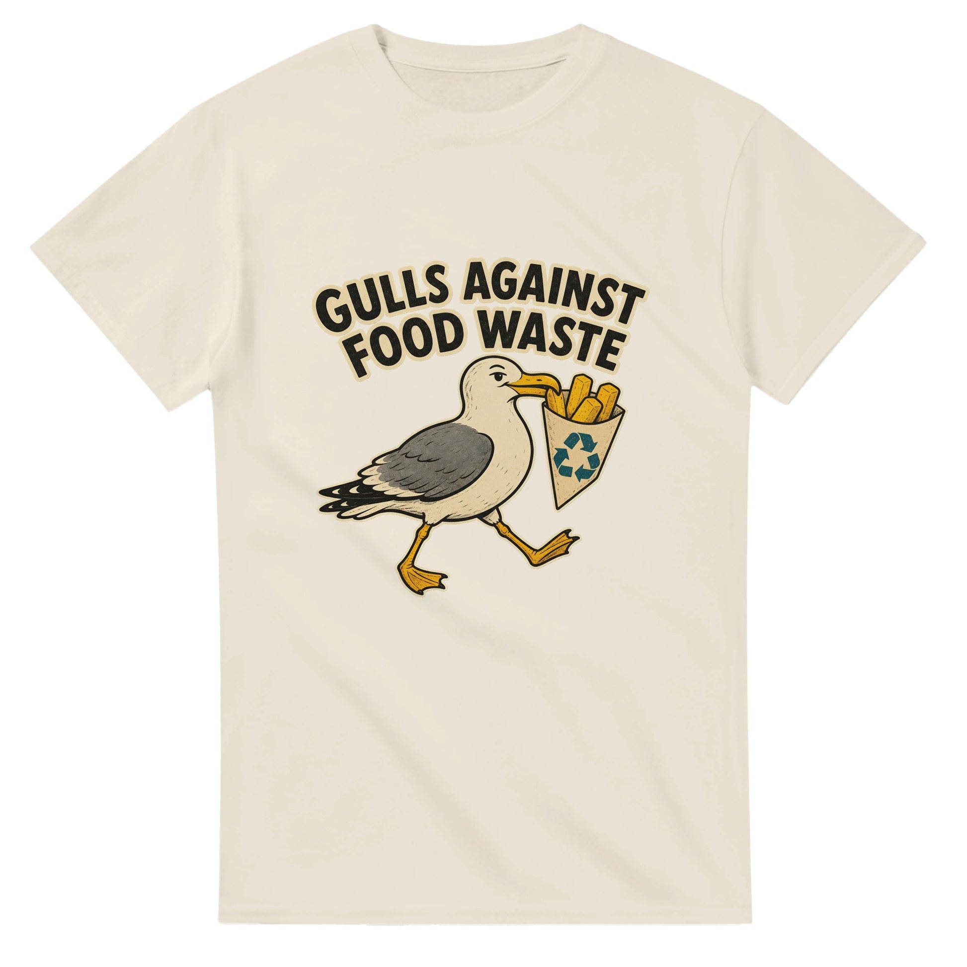 Gulls Against Food Waste Graphic T-shirt — product view 8