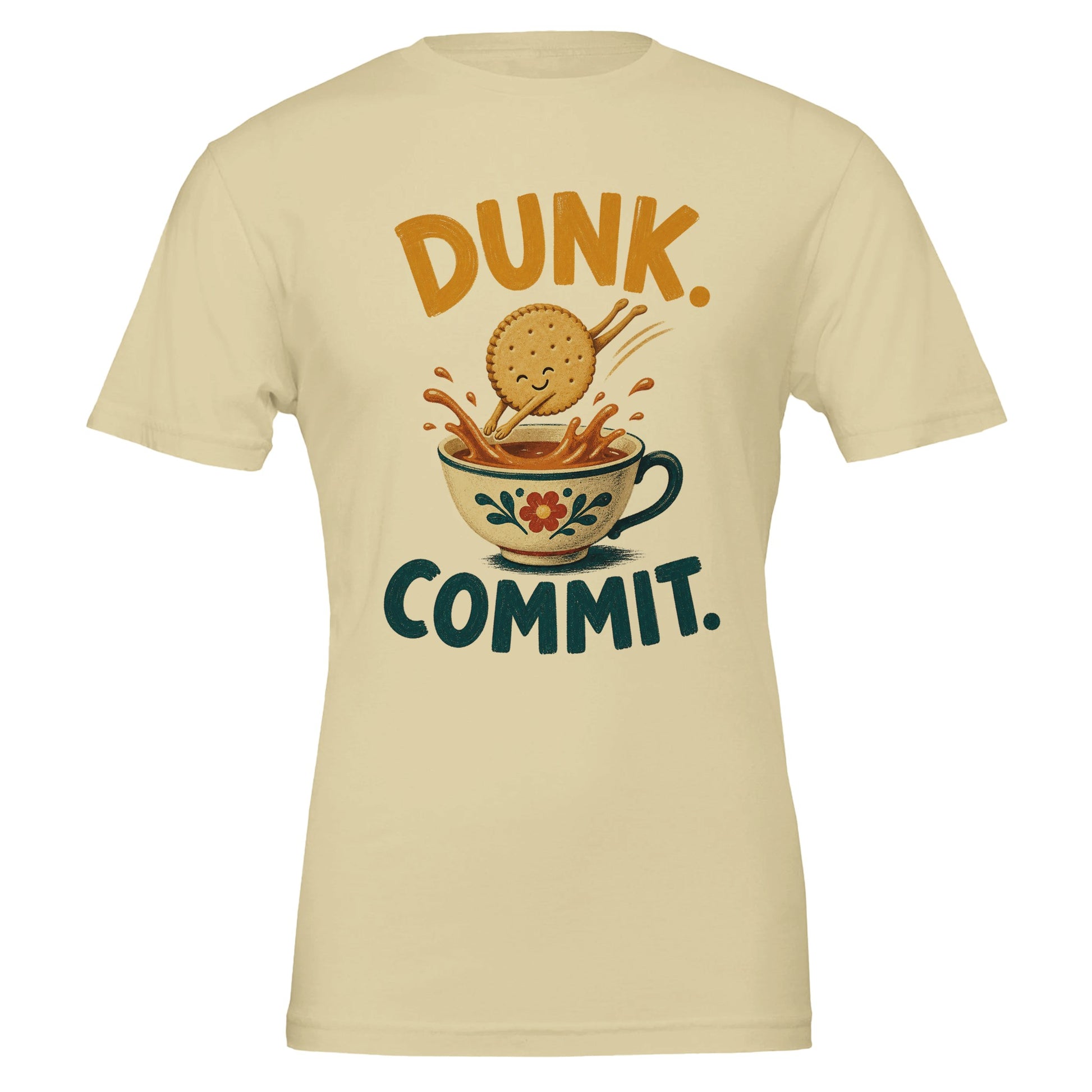Dunk. Commit. Tea Biscuit Graphic T-shirt — product view 5