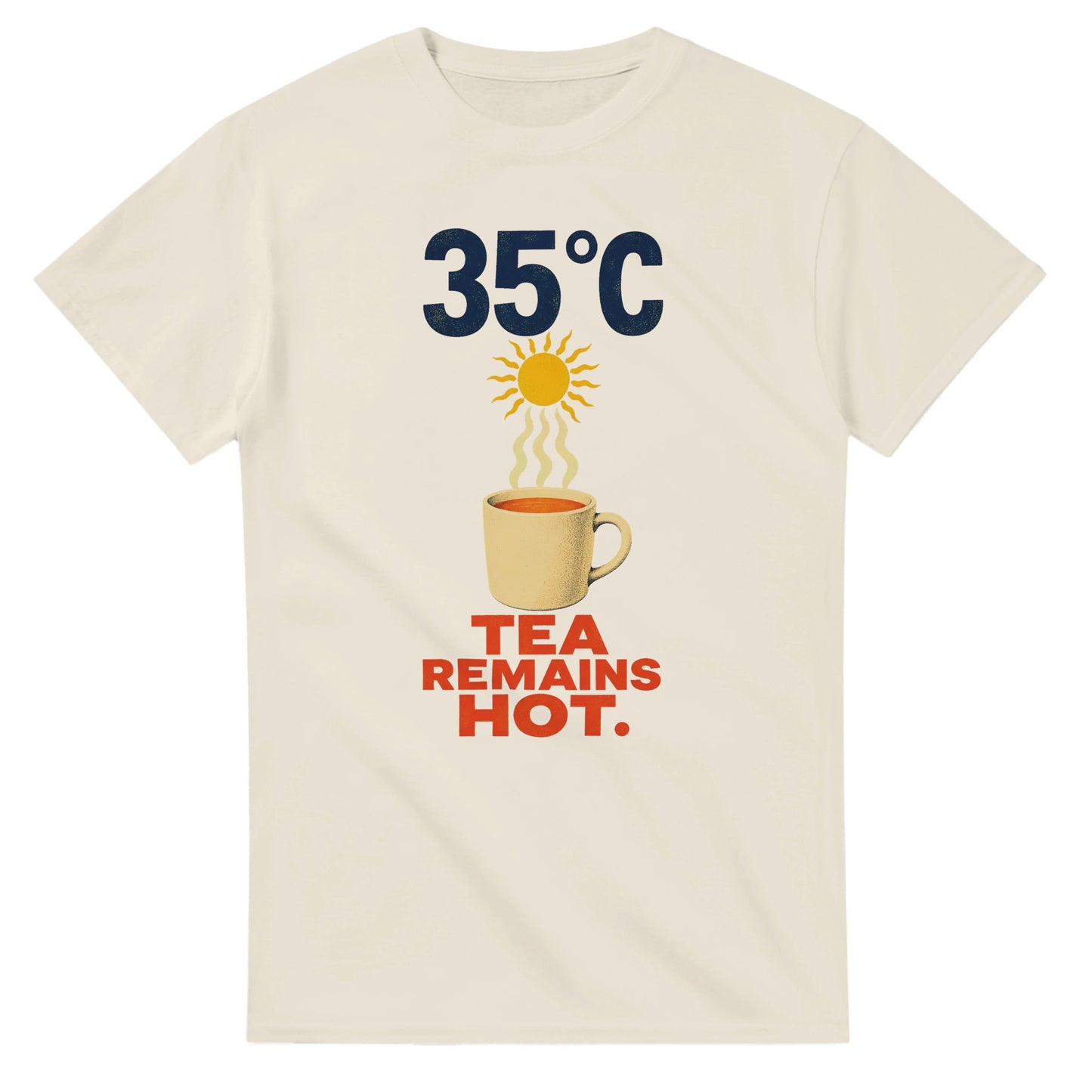 35°C — Tea Remains Hot T-shirt — product view 5