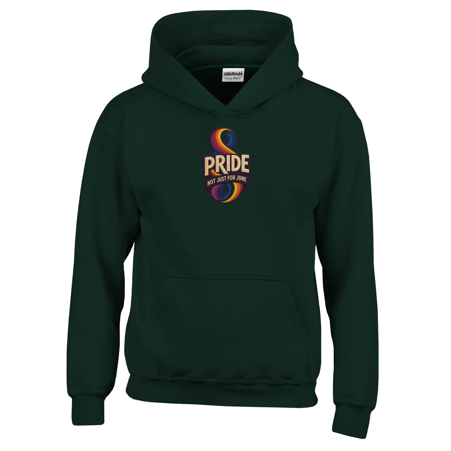 Pride: Not Just for June Kids' Hoodie — product view 12