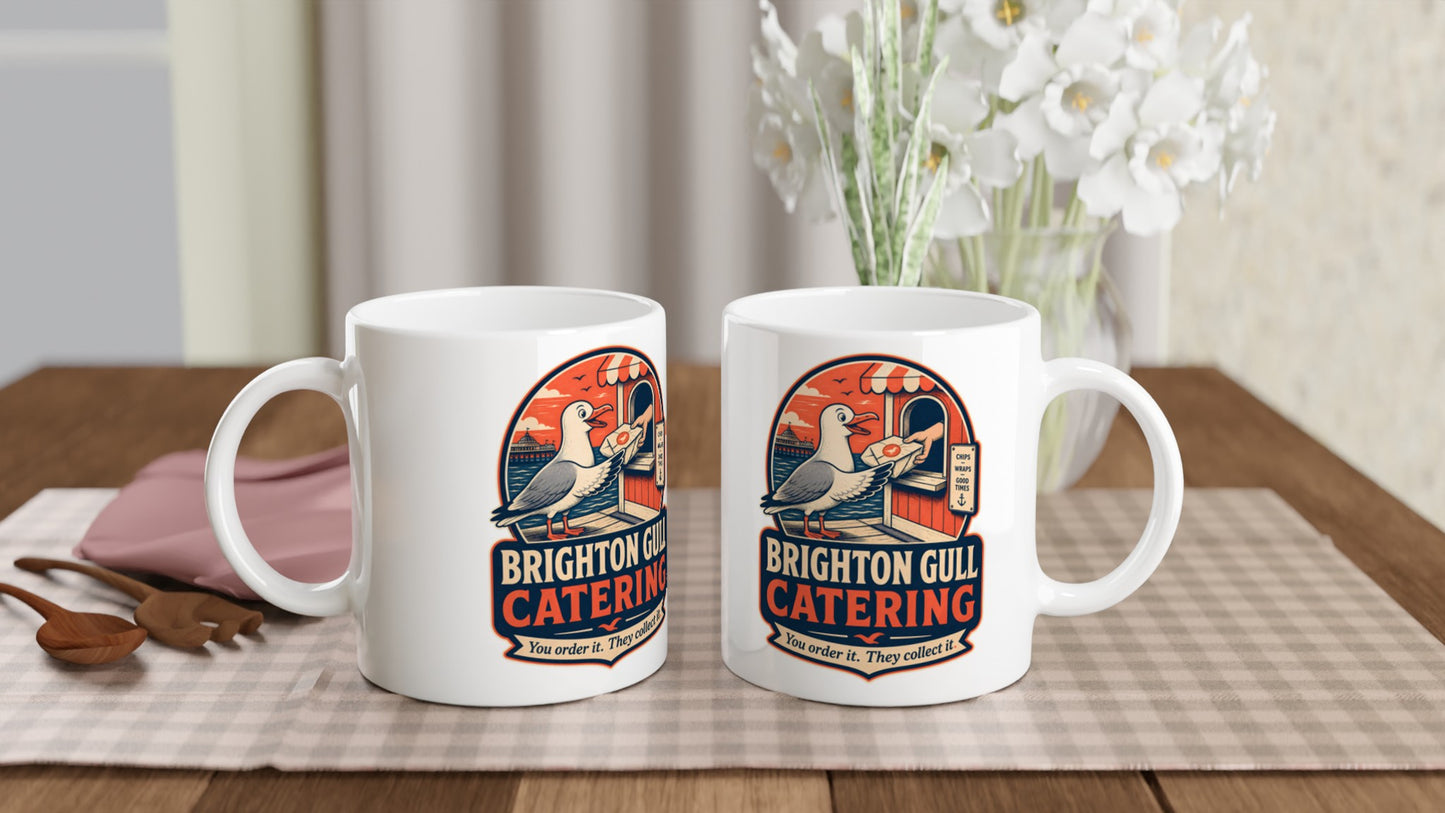 Brighton Gull Catering — Illustrated Mug — product view 4