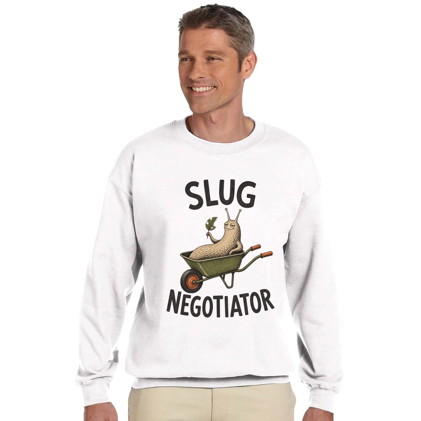 Slug Negotiator Garden Graphic Sweatshirt — product view 3