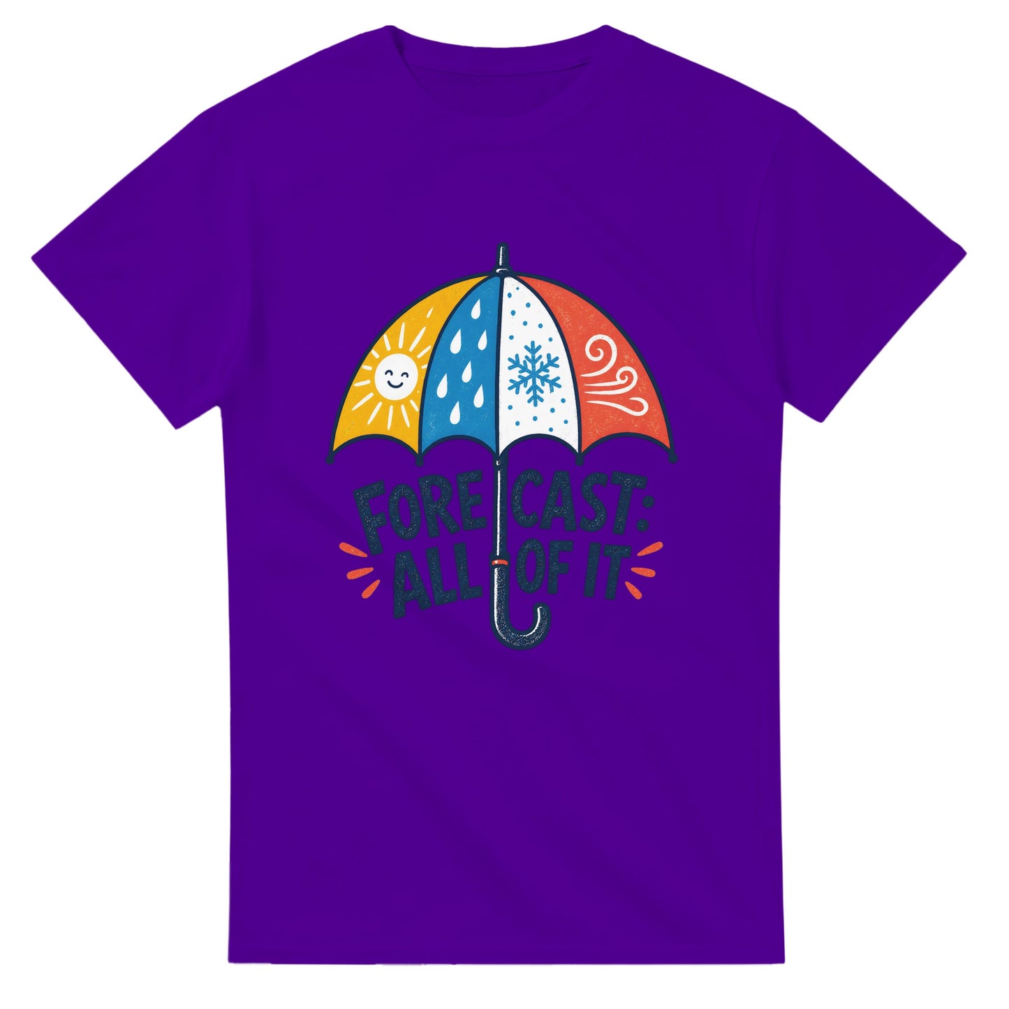 Forecast: All of It British Weather Graphic T-shirt — product view 16