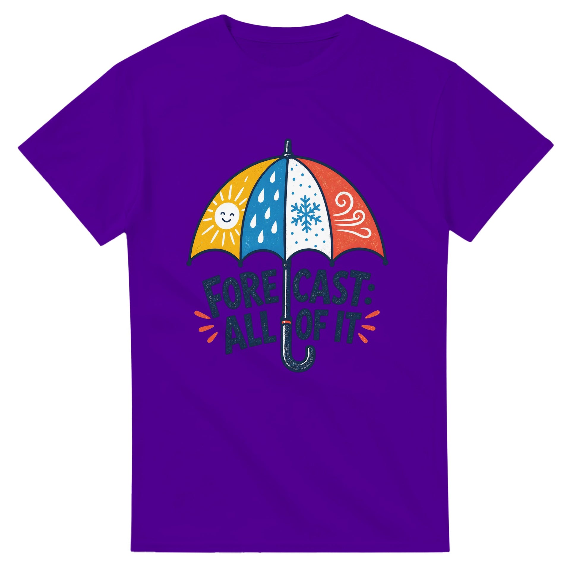 Forecast: All of It British Weather Graphic T-shirt — product view 16
