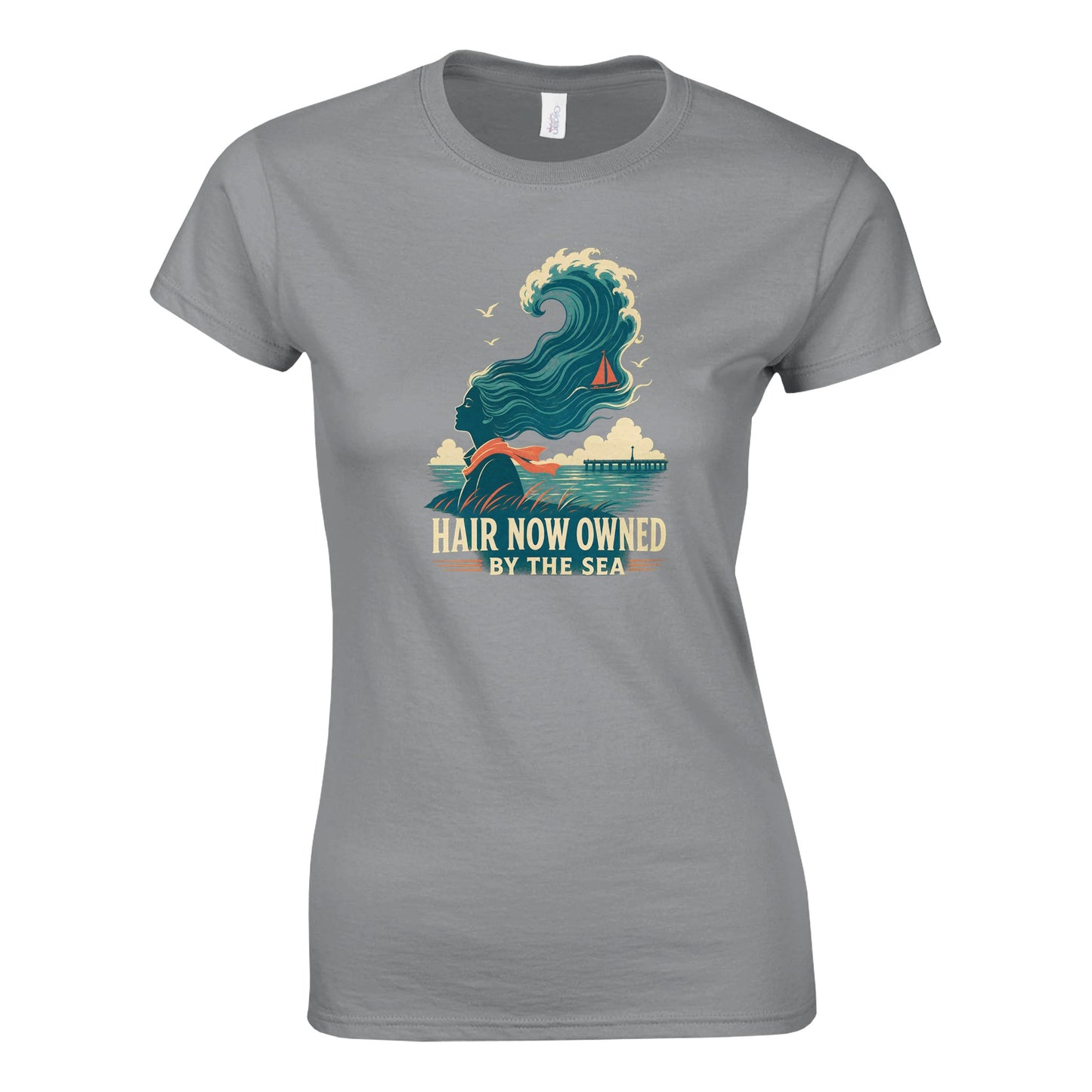 Hair Now Owned by the Sea Women's T-shirt — product view 10