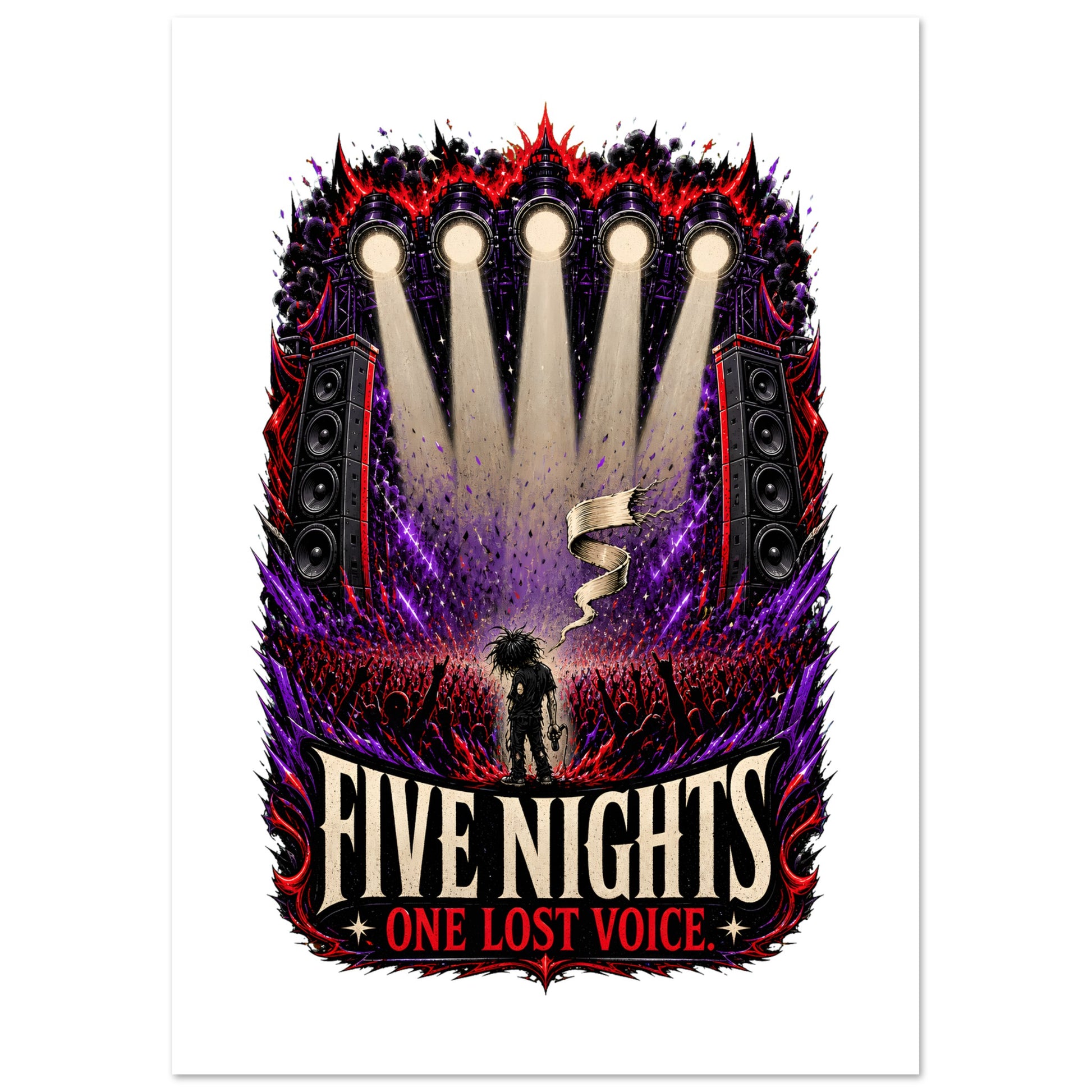 Five Nights, One Lost Voice Poster — product view 1