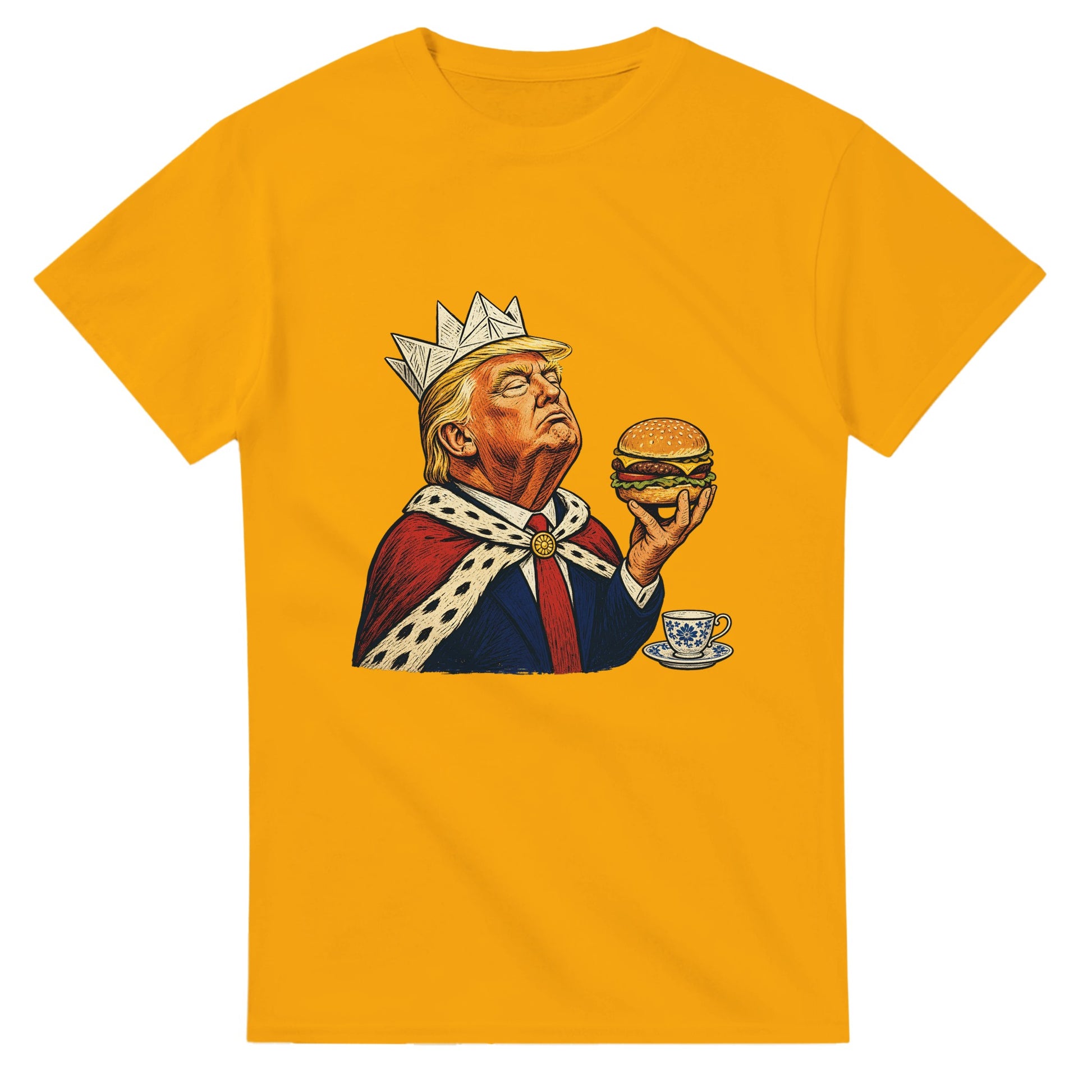 The Very Temporary Monarch — Trump Satire T-shirt — product view 14