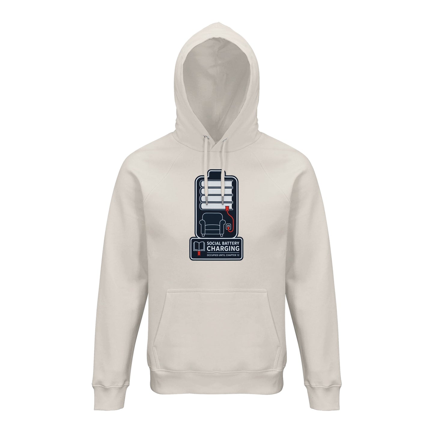 Social Battery Charging Hoodie — product view 1